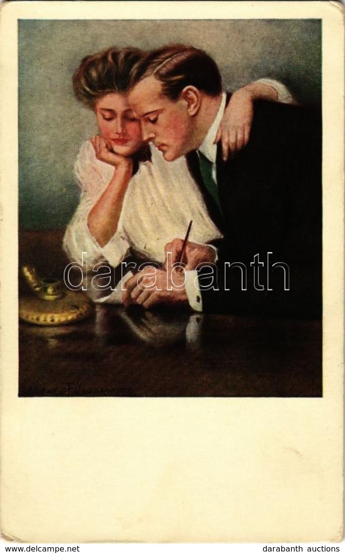 ** T2/T3 Couple, Lady, A.R. & C.i.B. No. 387 S: Clarence F. Underwood (worn Corners) - Sin Clasificación