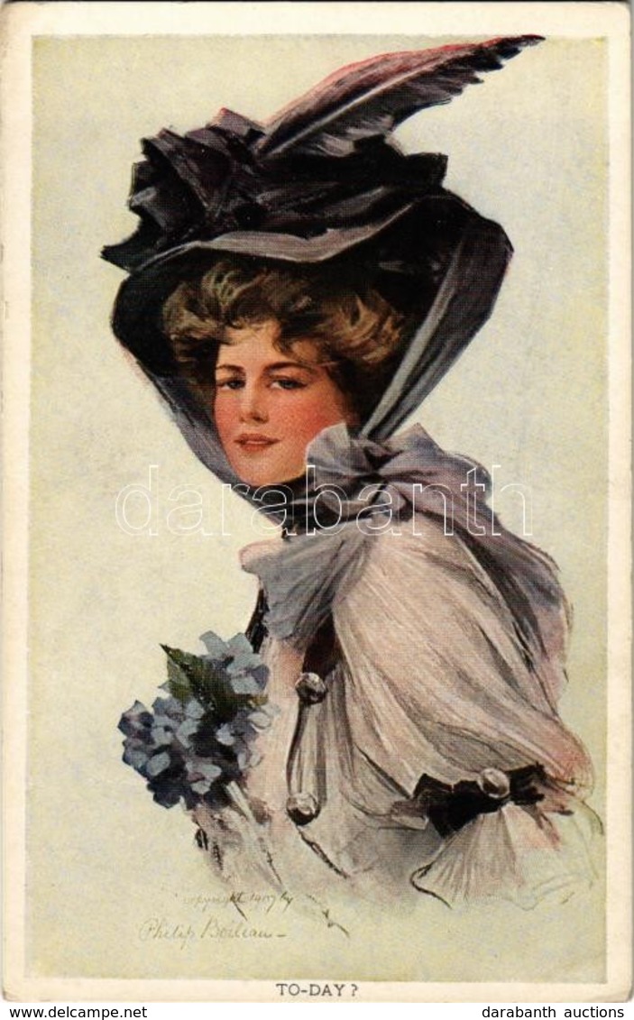 ** T2 'To-day?', Lady With Hat, Reinthal & Newman Series 95 S: Philip Boileau - Non Classificati