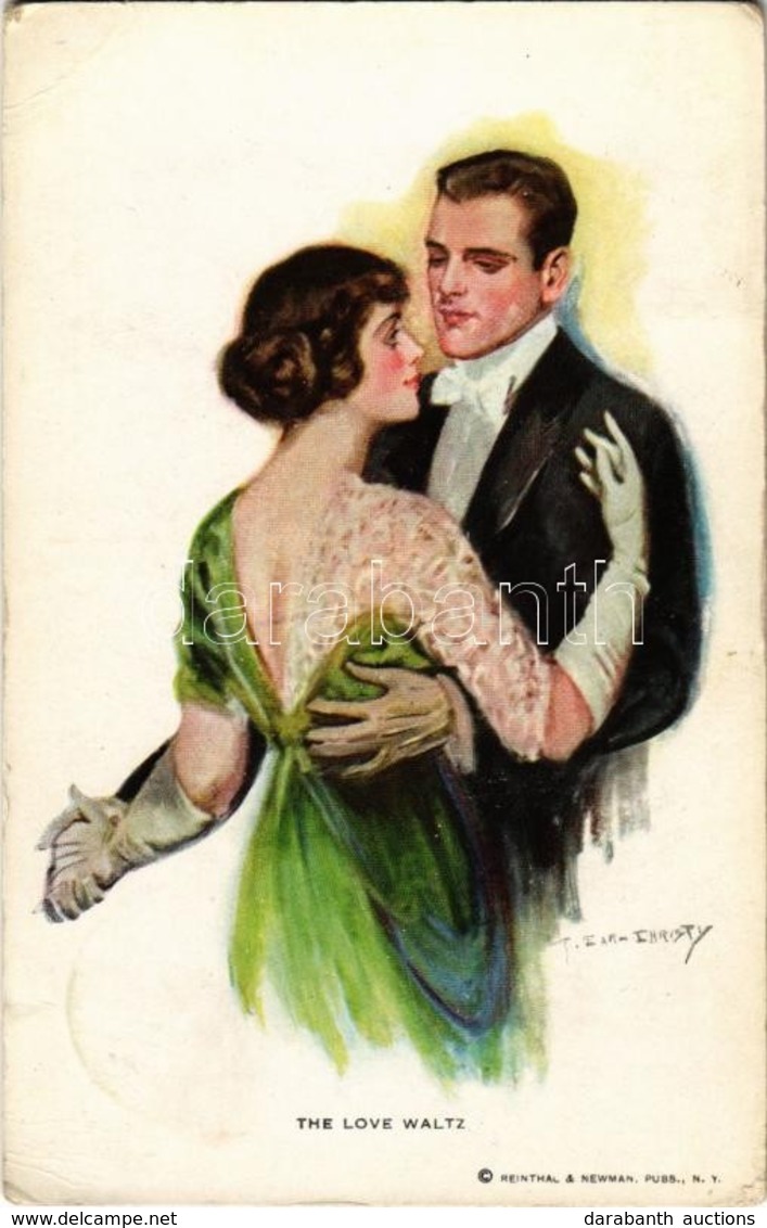 T2/T3 1913 'The Love Waltz', Dancing Couple, Lady, Reinthal & Newman S: T. Earl Christy (EK) - Zonder Classificatie