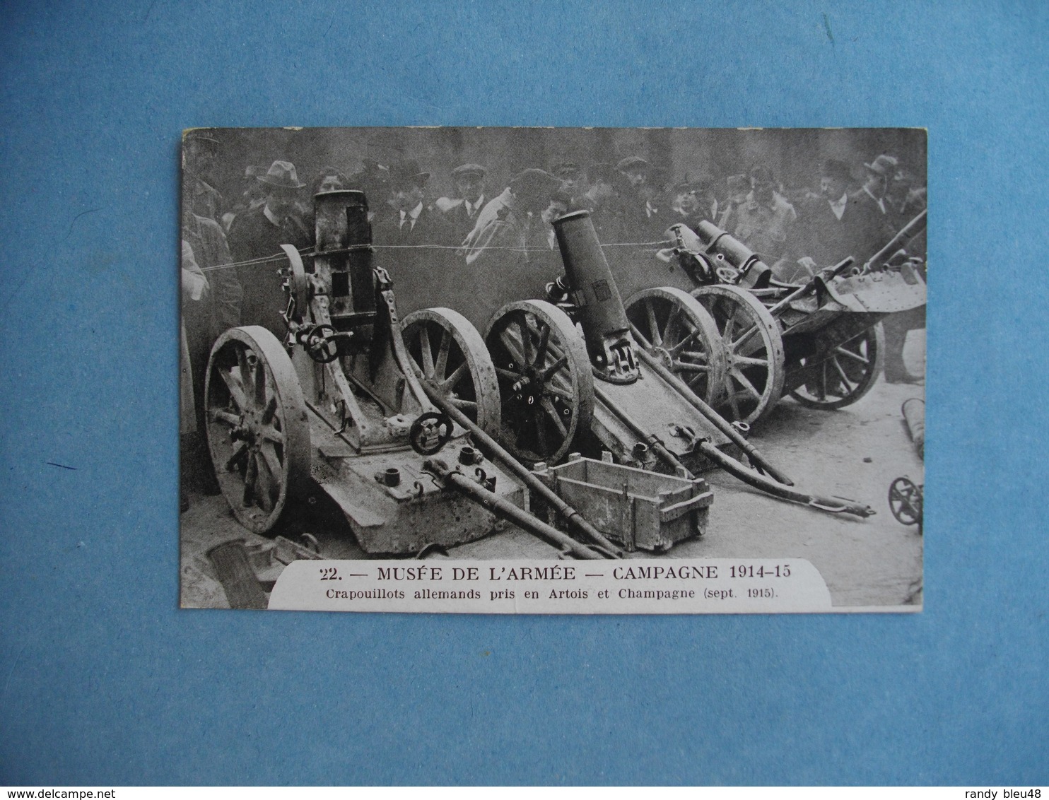 PARIS  -  Musée De L'Armée  -  Campagne 1914 - 15  -  Crapuoillots Allemands Pris En Artois  -  Armement  - - Material
