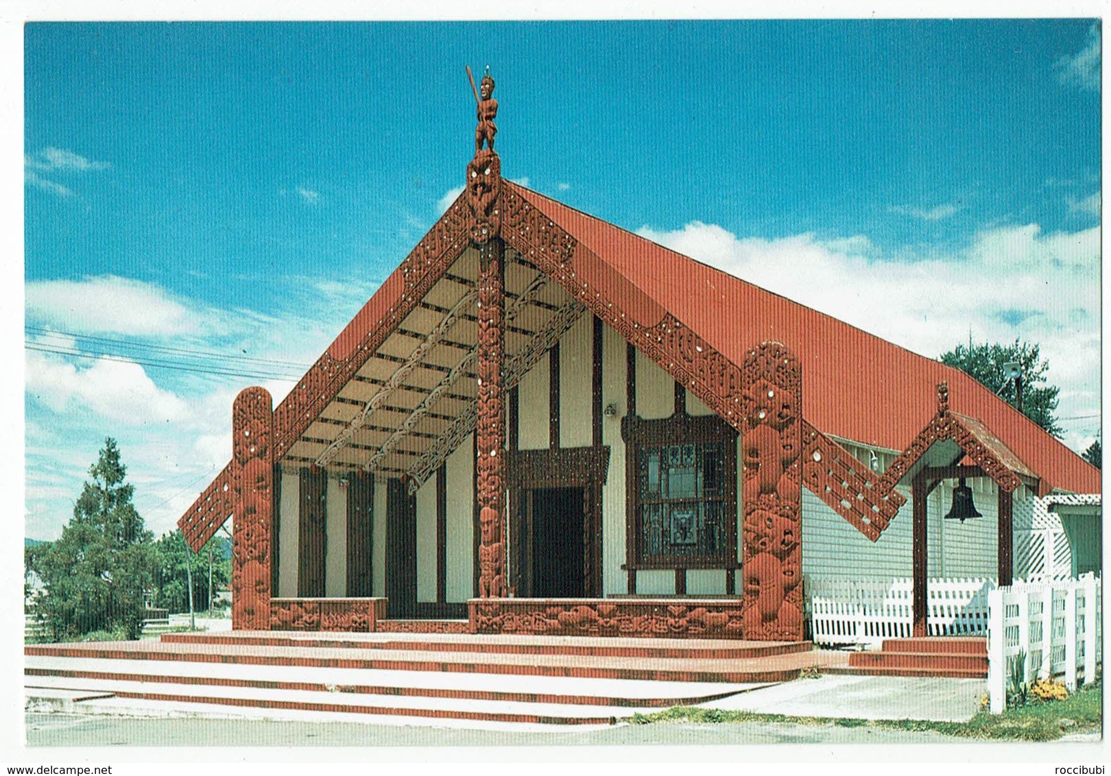 Neuseeland, New Zealand, Meeting House - Nieuw-Zeeland