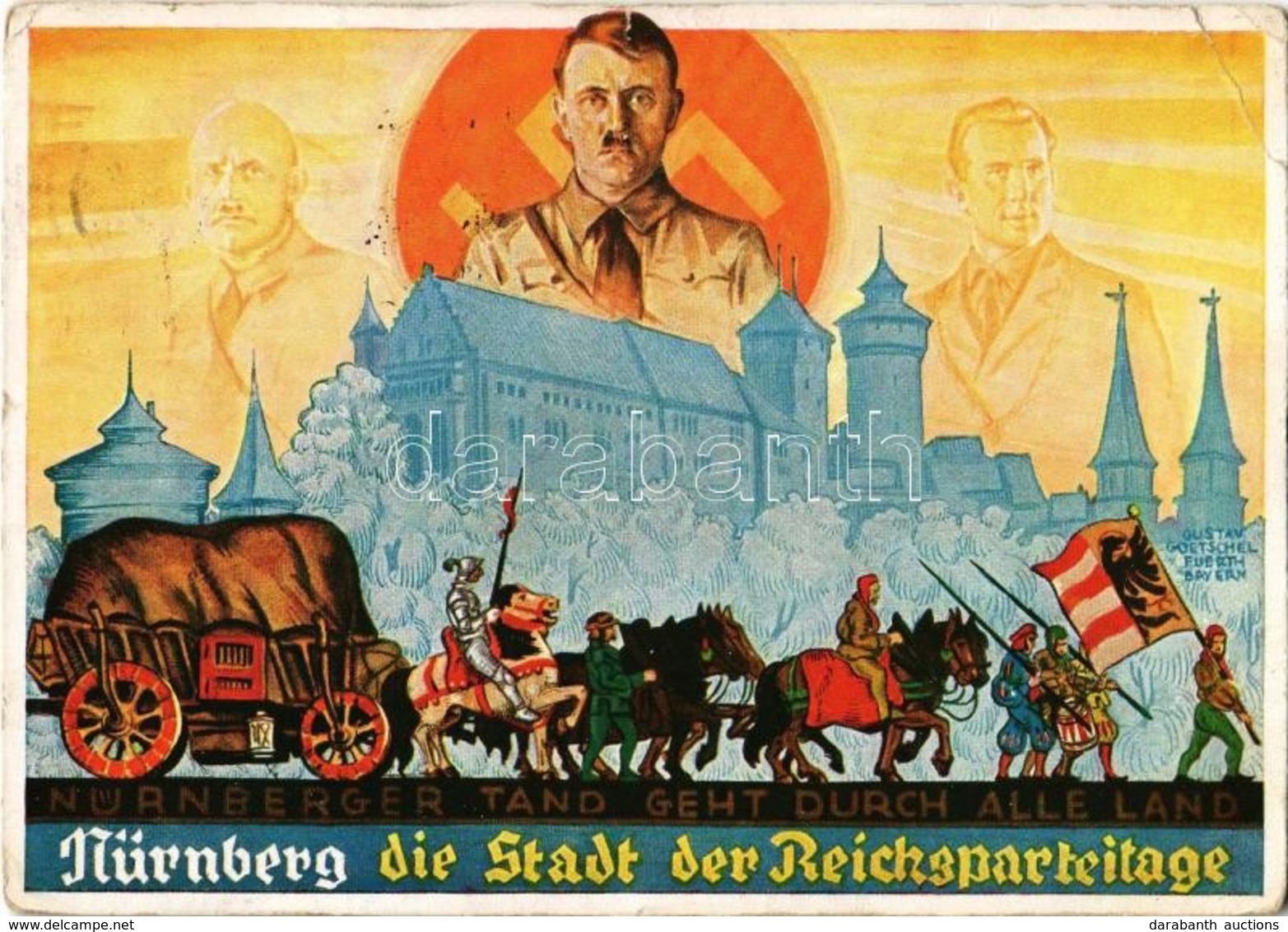 T3 1933 Nürnberg Die Stadt Der Reichsparteitag. Nürnberger Tand Geht Durch Alle Land / German Nazi (NSDAP) Propaganda, H - Sin Clasificación