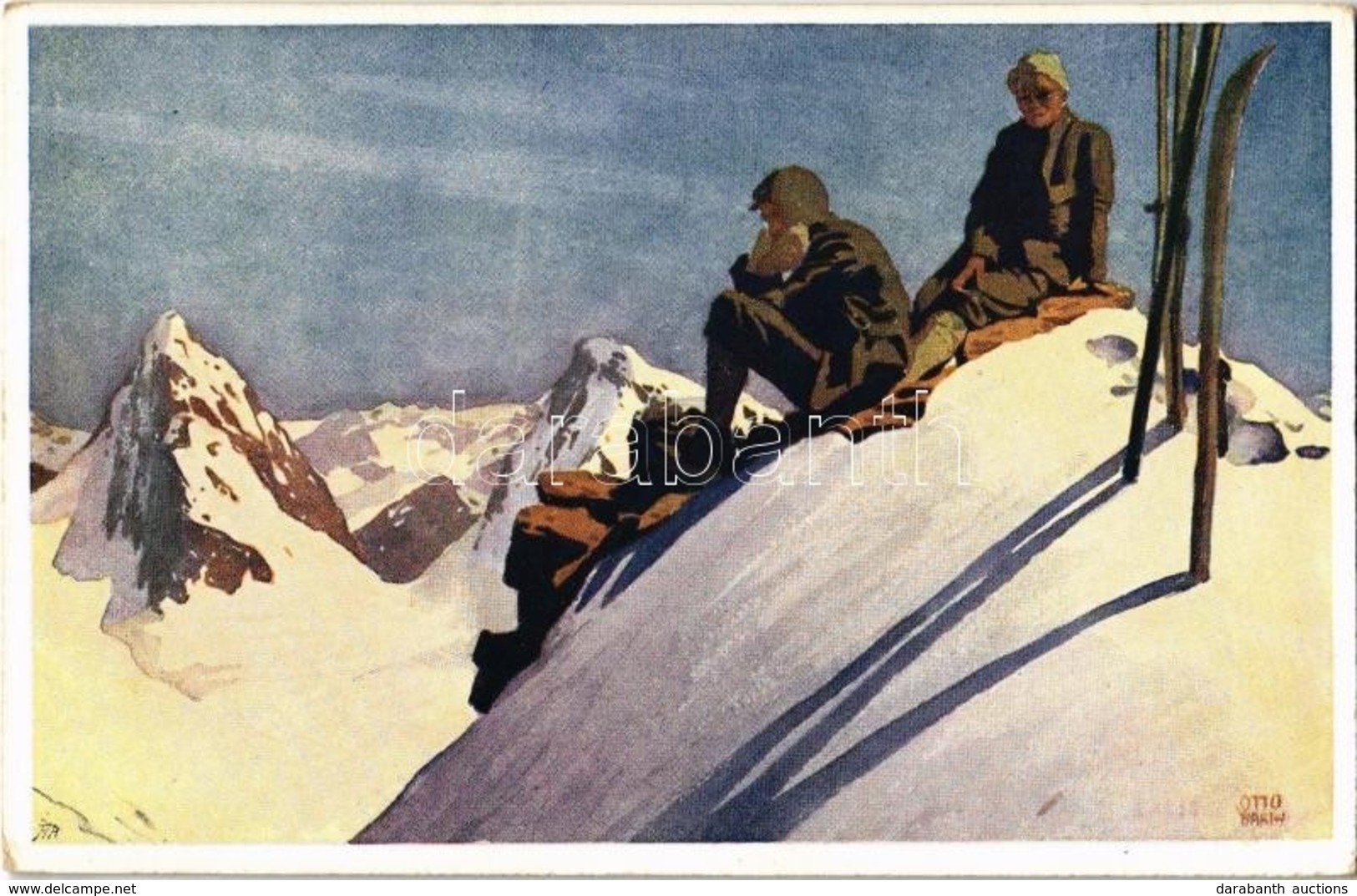 ** T2/T3 Wintersport / Winter Sport, Ski. B.K.W.I. 519-3. S: Otto Barth (EK) - Sin Clasificación