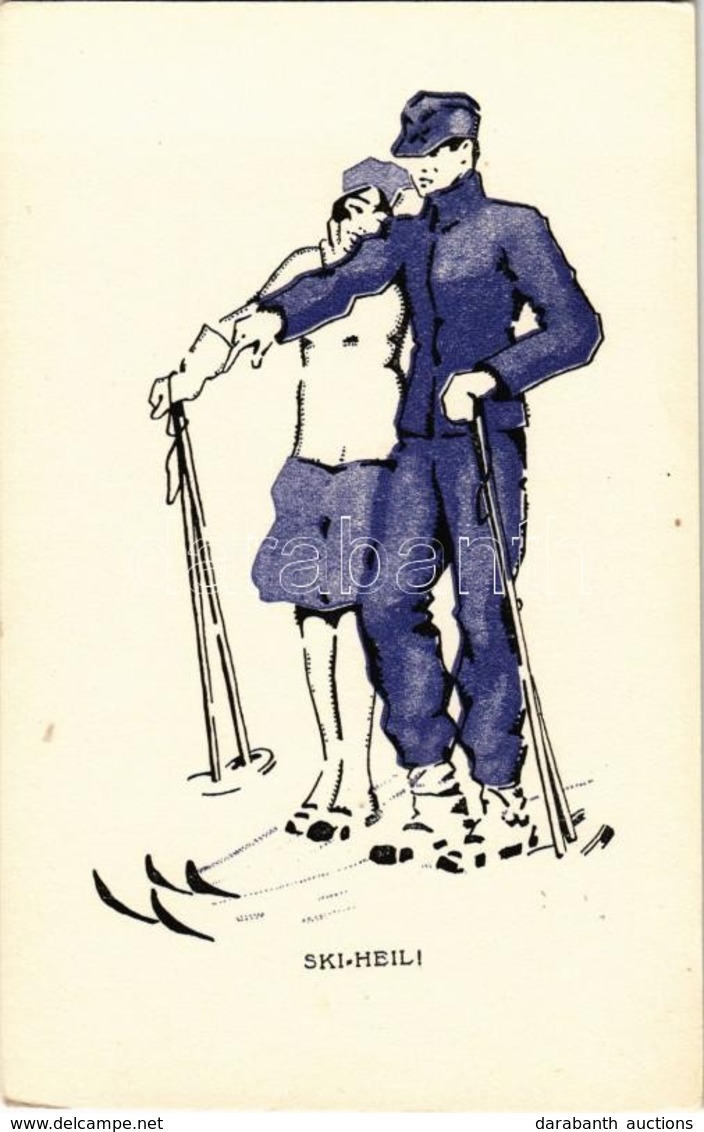 ** T2 Ski-Heil! Wintersport / Ski, Winter Sport Art Postcard. L.P. 104. Nr. 3. - Non Classés