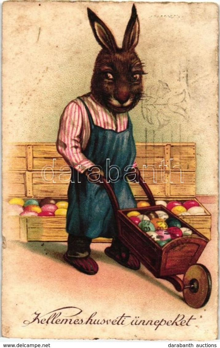 * T3 Easter, Rabbit With Eggs, Cellaro Litho (Rb) - Unclassified