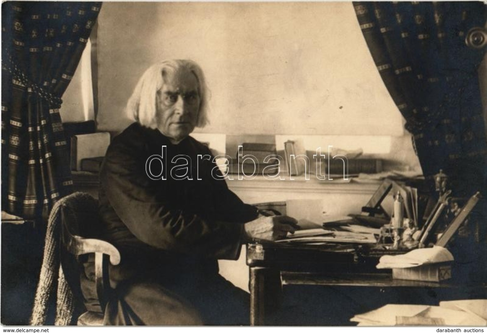 * T1 Liszt Ferenc / Franz Liszt. Photo. Held, Weimar. Nachbildungen Nicht Gestattet (non PC) - Zonder Classificatie