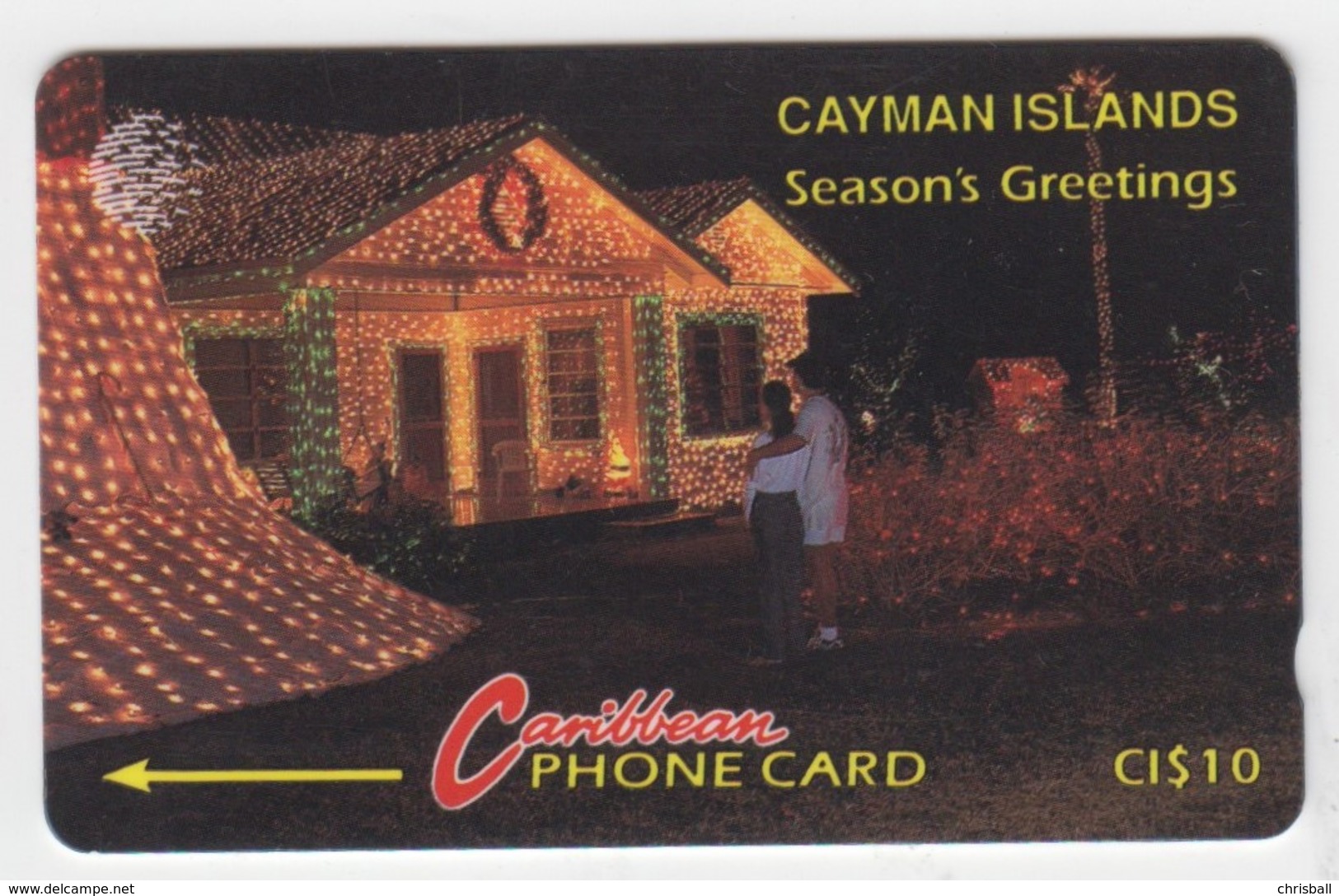 Cayman Islands GPT Phonecard (Fine Used) Code 10CCIA - Kaimaninseln (Cayman I.)