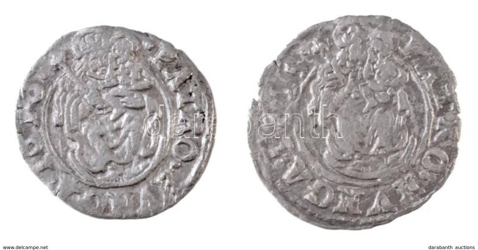 1613K-B Denár Ag 'II. Mátyás' (0,73g) + 1615K-B Denár Ag 'II. Mátyás' (0,45g) T:2
Hungary 1613K-B Denar Ag 'Matthias II' - Unclassified