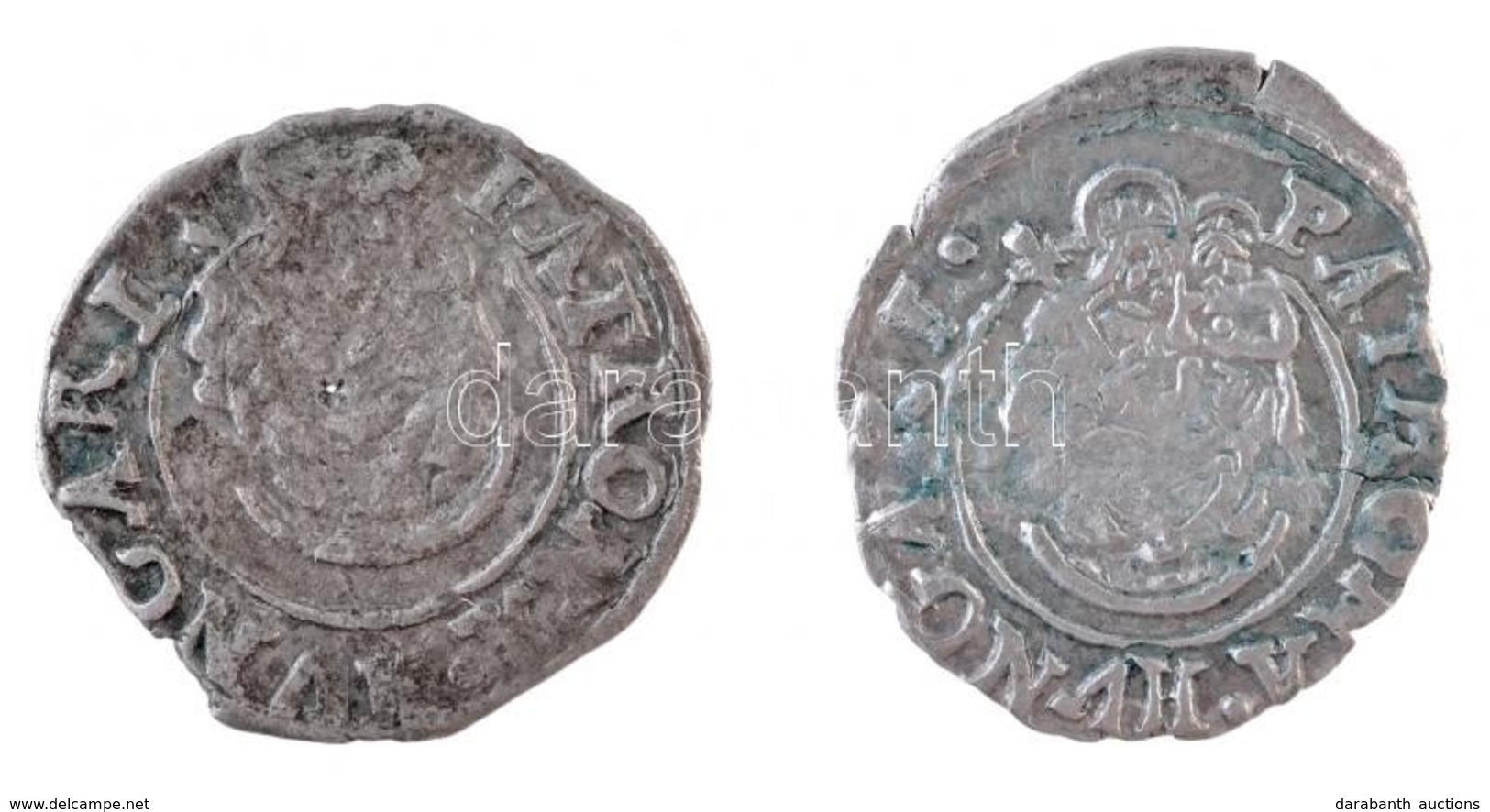 1626K-B Denár Ag (2x) 'II. Ferdinánd' (0,46g/0,48g) T:2-
Hungary 1626K-B Denar Ag (2x) 'Ferdinand II' (0,46g/0,48g)  C:V - Sin Clasificación