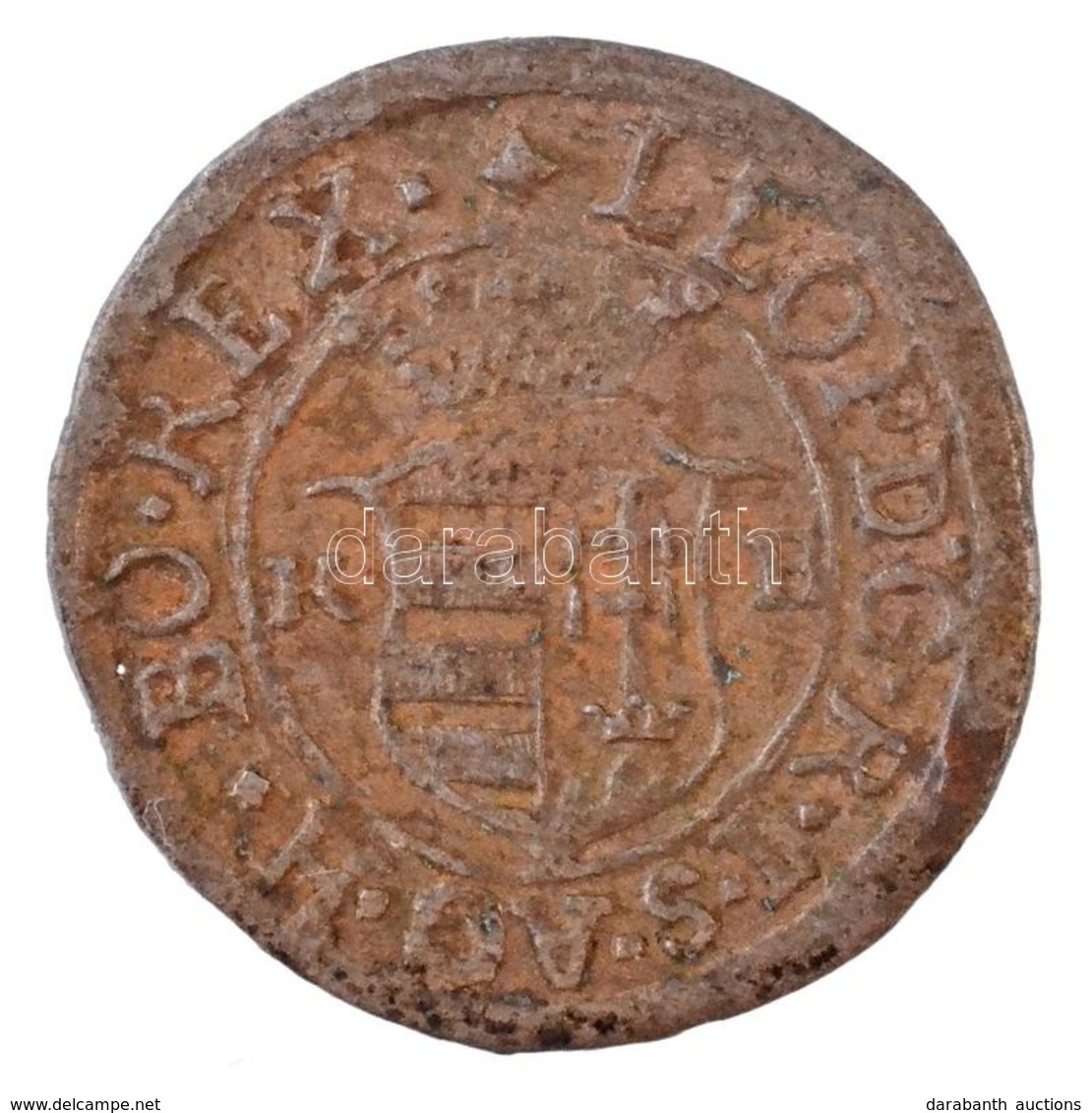 1698K-B Duarius 'I. Lipót' (0,51g) T:2,2-
Huszár: 1499., Unger II.: 1104.a - Sin Clasificación