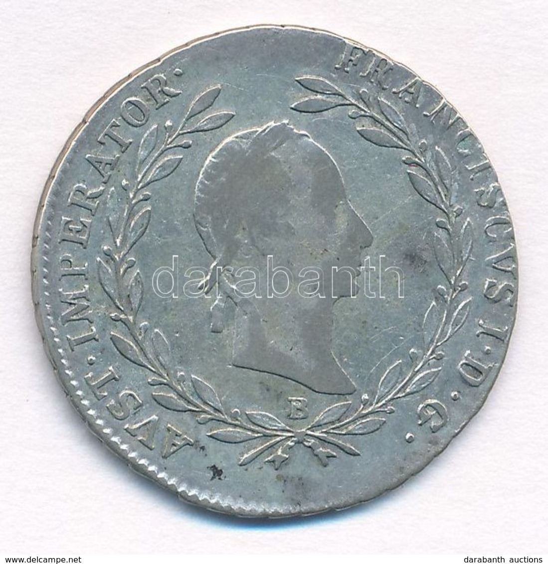 1830B 20kr Ag 'Ferenc' (6,6g) T:2-,3 - Ohne Zuordnung