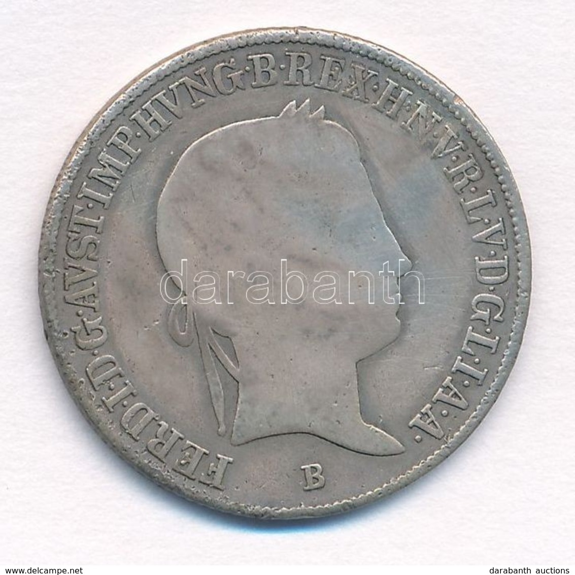 1841B 20Kr Ag 'V. Ferdinánd' (6,42g) T:3 Patina - Sin Clasificación