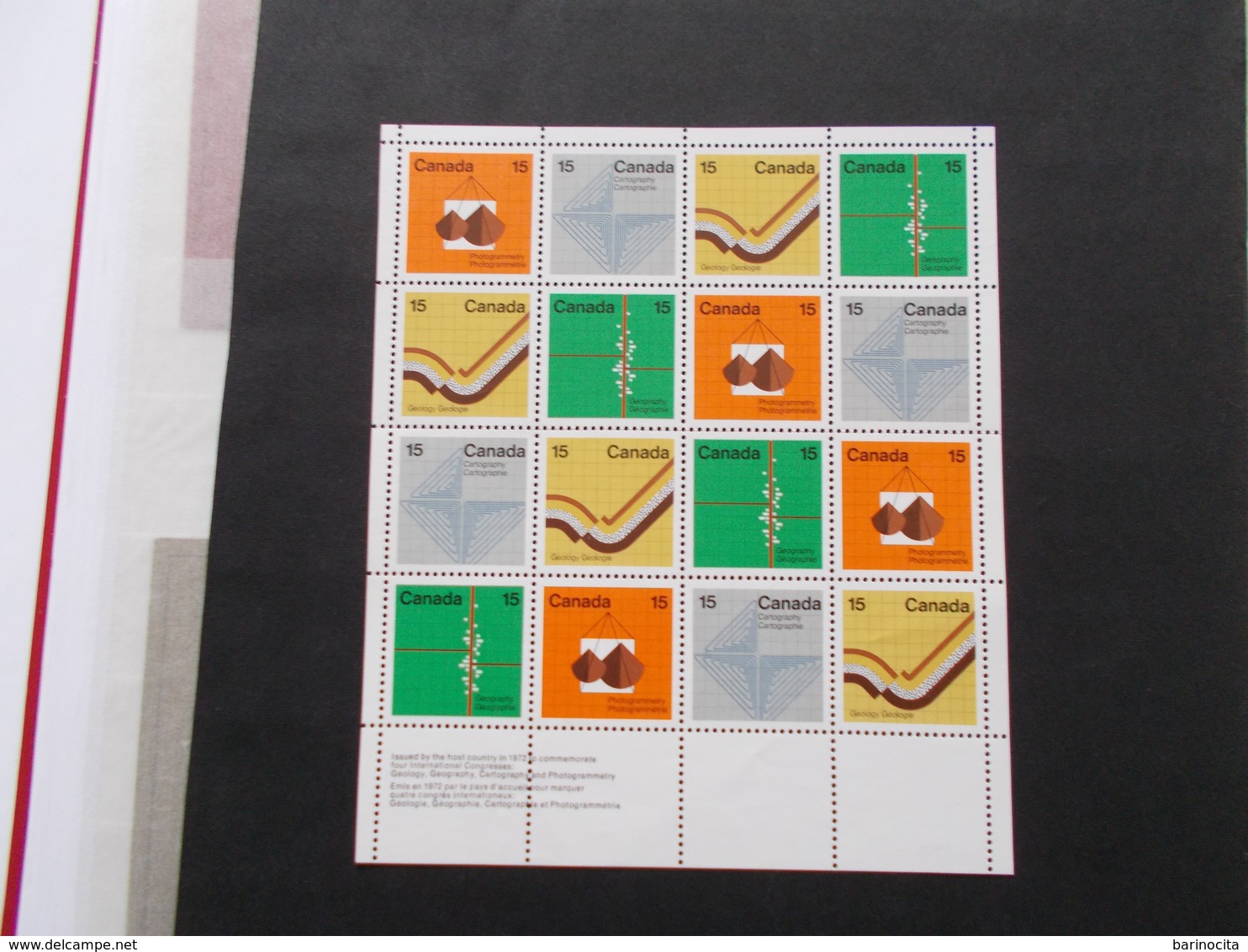 CANADA  -  Feuilles Completes Du N° 485/88     Année 1972   Neuf XX ( Voir Photo ) - Full Sheets & Multiples