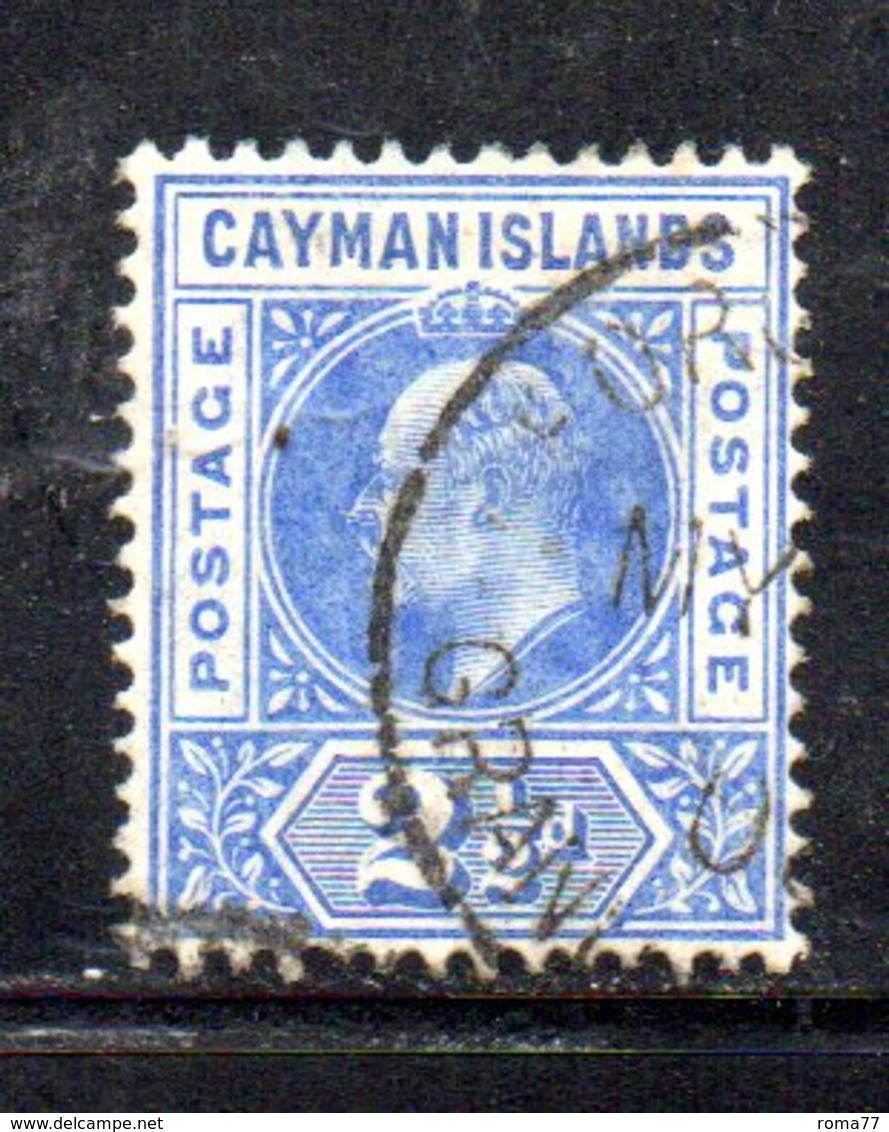 APR382 - CAYMAN 1905, Yvert N. 10  Usato  (2380A)  Fil  Multi CA - Iles Caïmans