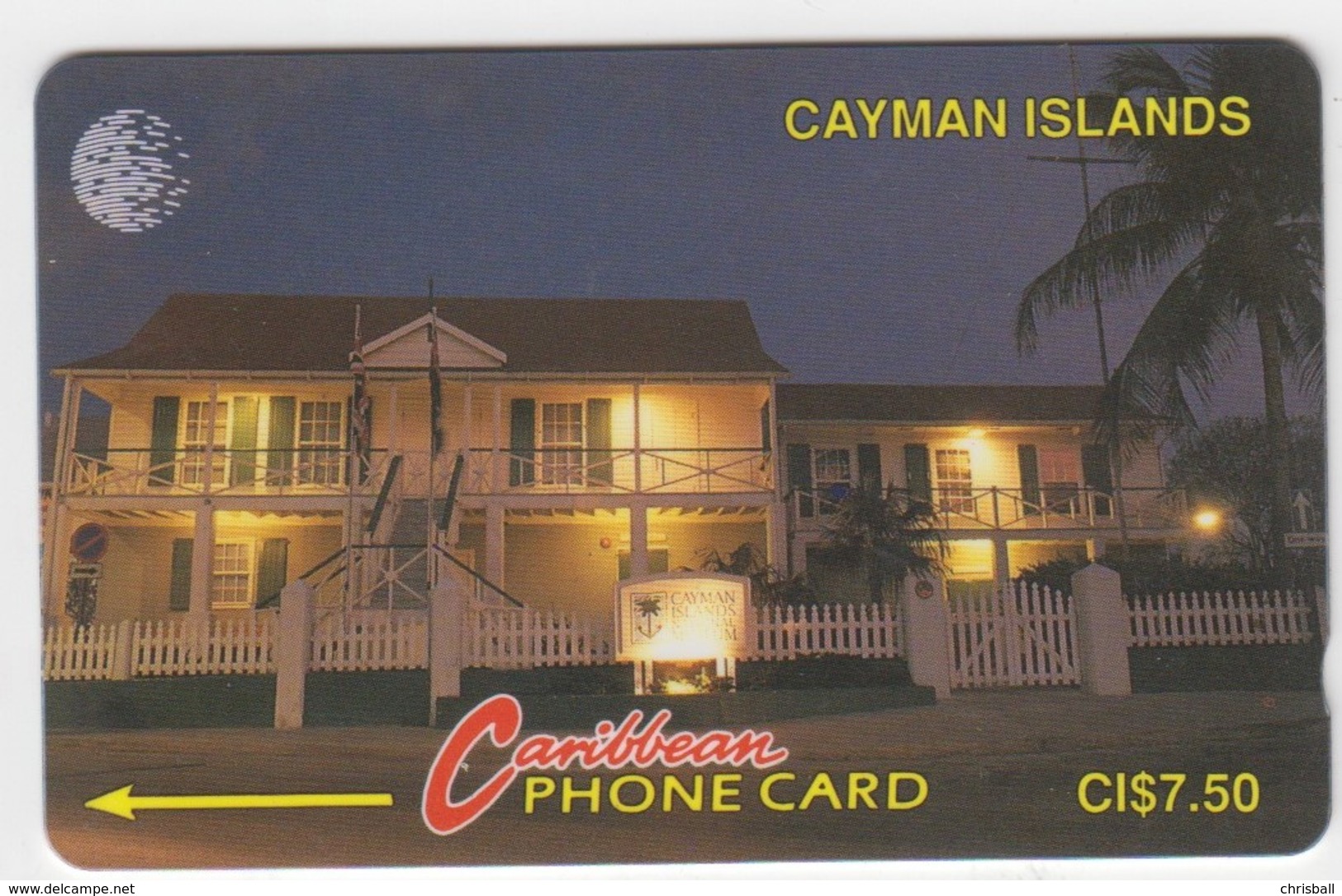 Cayman Islands GPT Phonecard (Fine Used) Code 6CCIC - Kaaimaneilanden