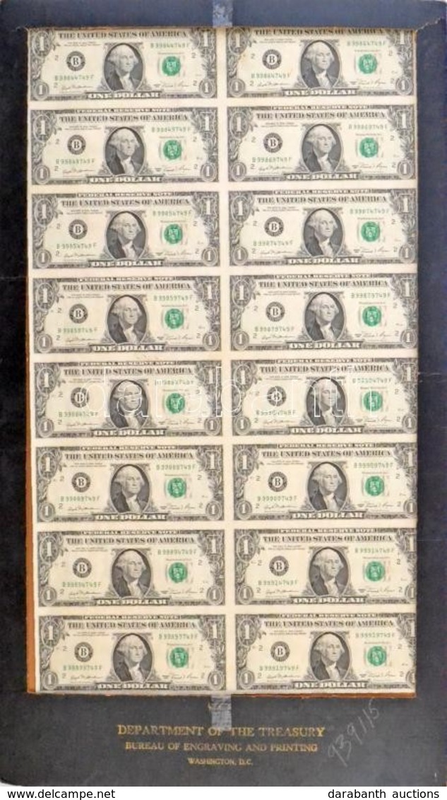 Amerikai Egyesült Államok 1981-1983. (1981) 1$ 'Federal Reserve Note' 'Angela Marie Buchanan - Donald T. Reagan' (16x) í - Non Classés