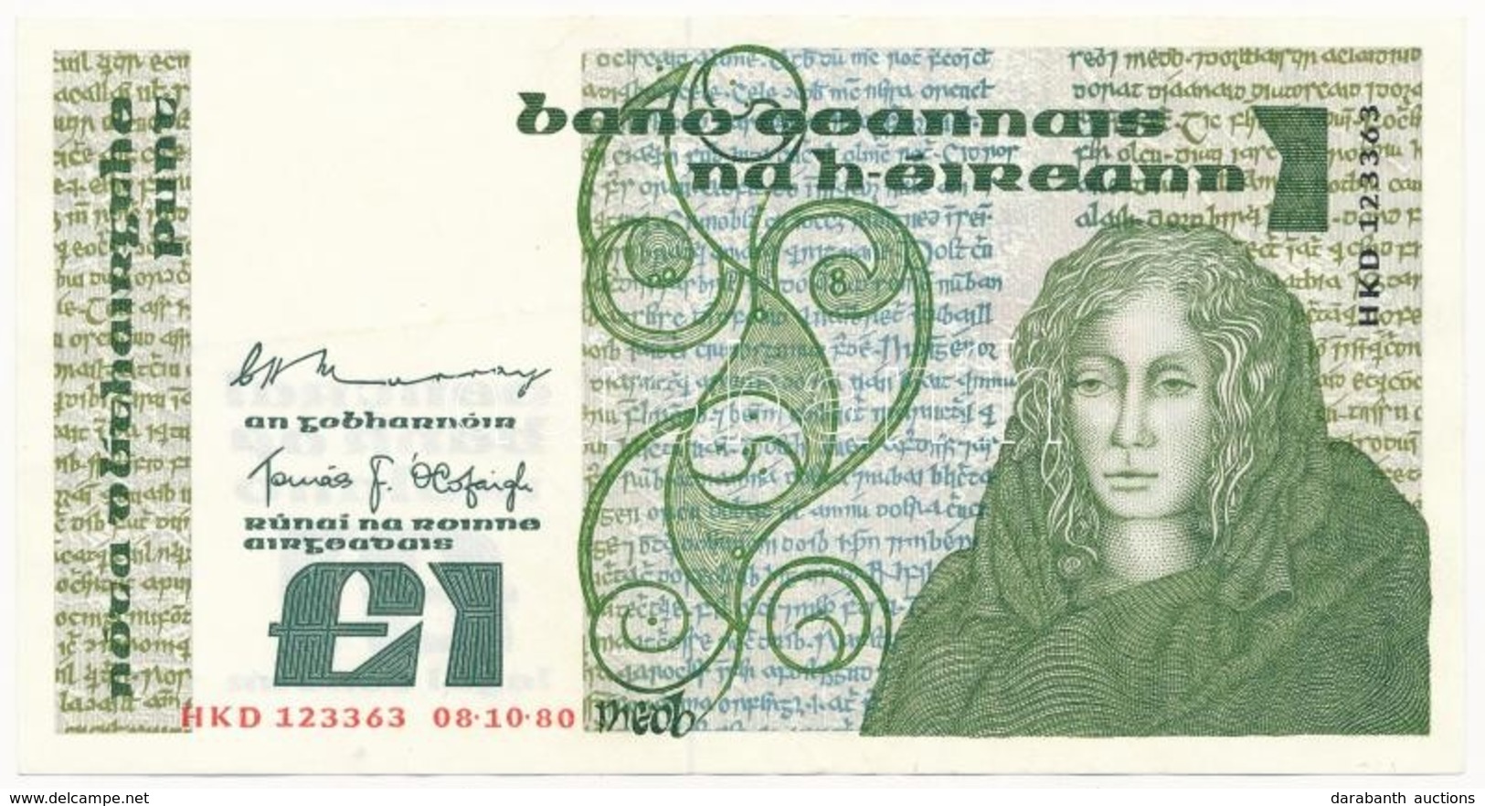 Írország ~1978-1981. 1Ł T:I
Ireland ~1978-1981. 1 Pound C:UNC - Zonder Classificatie