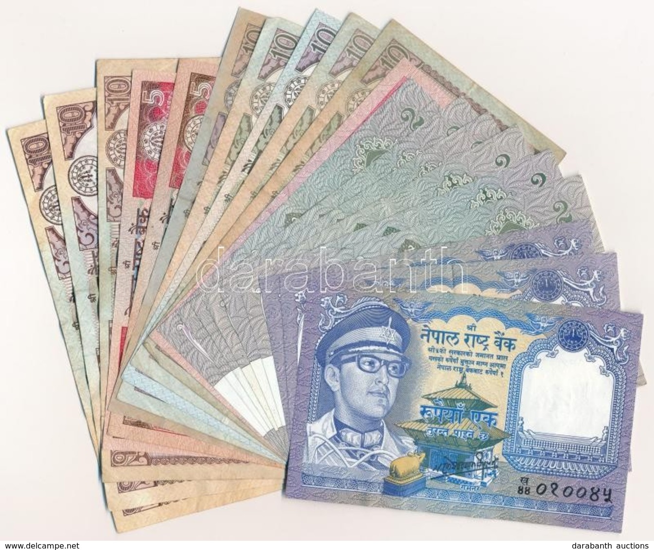 Nepál 20db-os Vegyes Bankjegy Tétel T:III,III-
Nepal 20pcs Of Mixed Banknote Lot C:F,VG - Non Classés