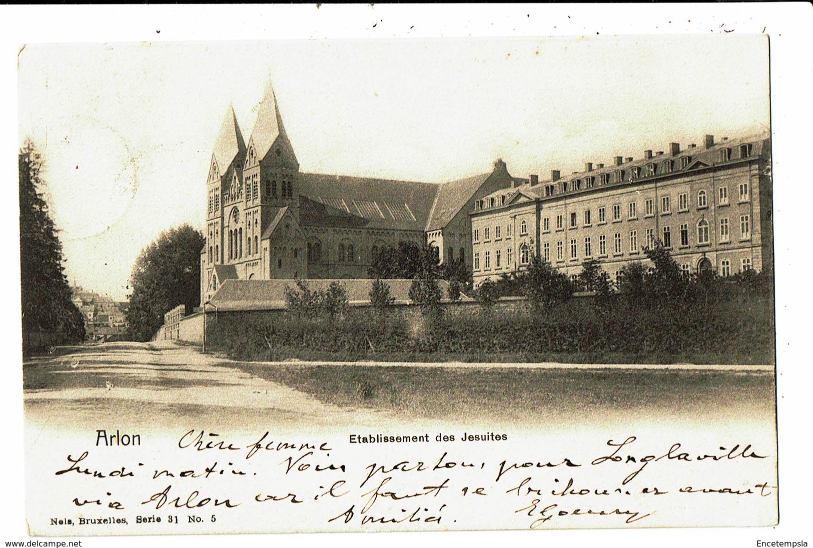 CPA - Carte Postale - Belgique-Arlon Etablissement Des Jésuites En 1904 -VM5328 - Arlon