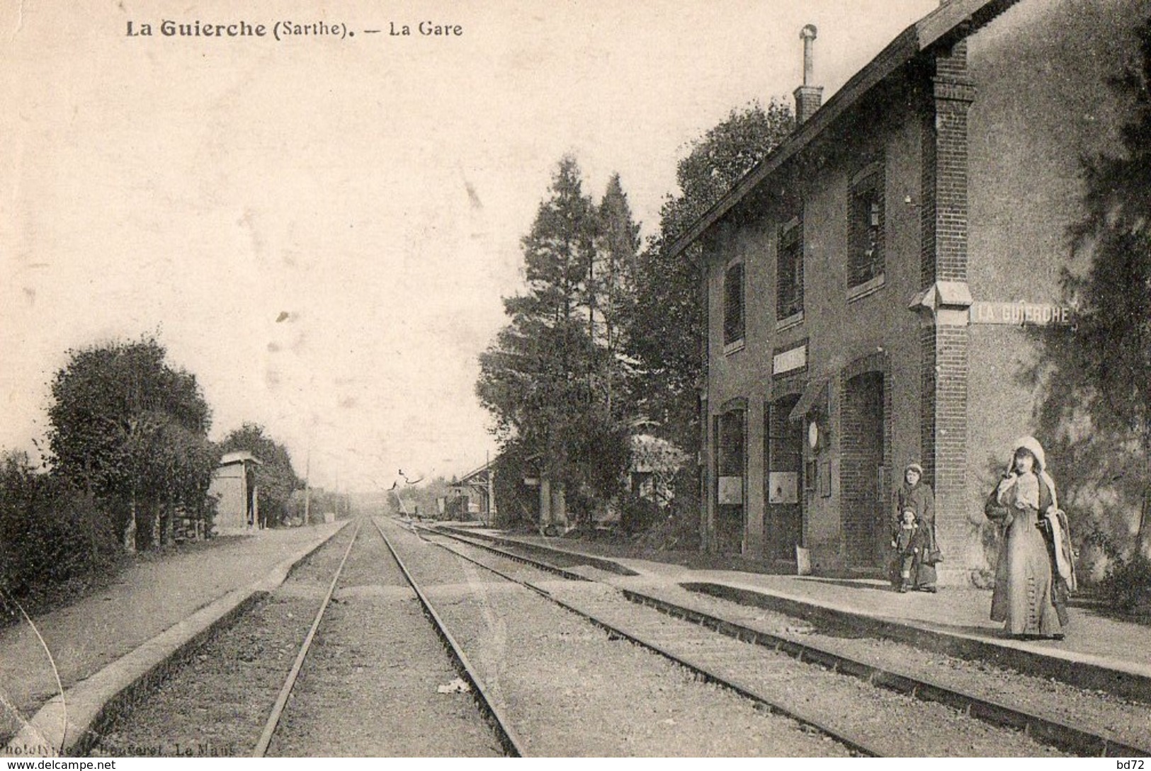 LA GUIERCHE ( 72 ) - La Gare - Autres & Non Classés