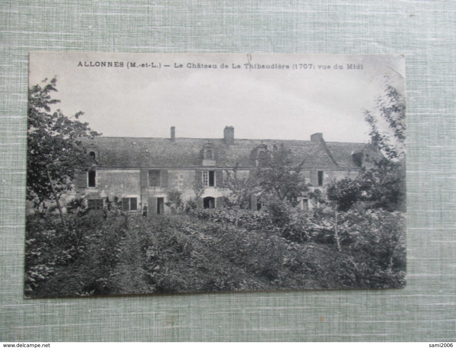 CPA 49 ALLONNES CHATEAU DE LA THIBAUDIERE - Allonnes