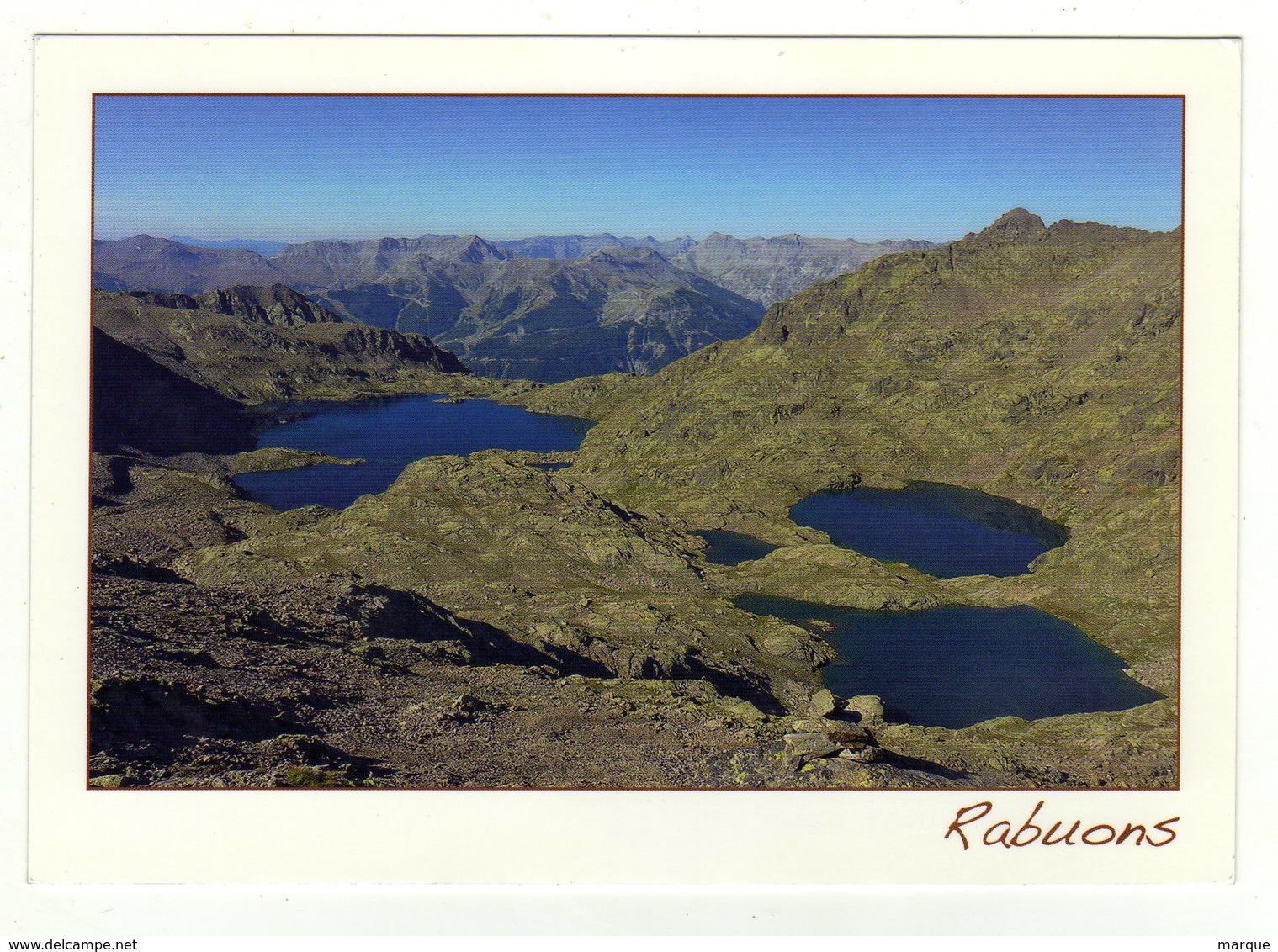 Cpm SAINT ETIENNE DE TIMEE Rabuons Lac De Rabuons Lac Du Cimon Lac Chaffour - Saint-Etienne-de-Tinée