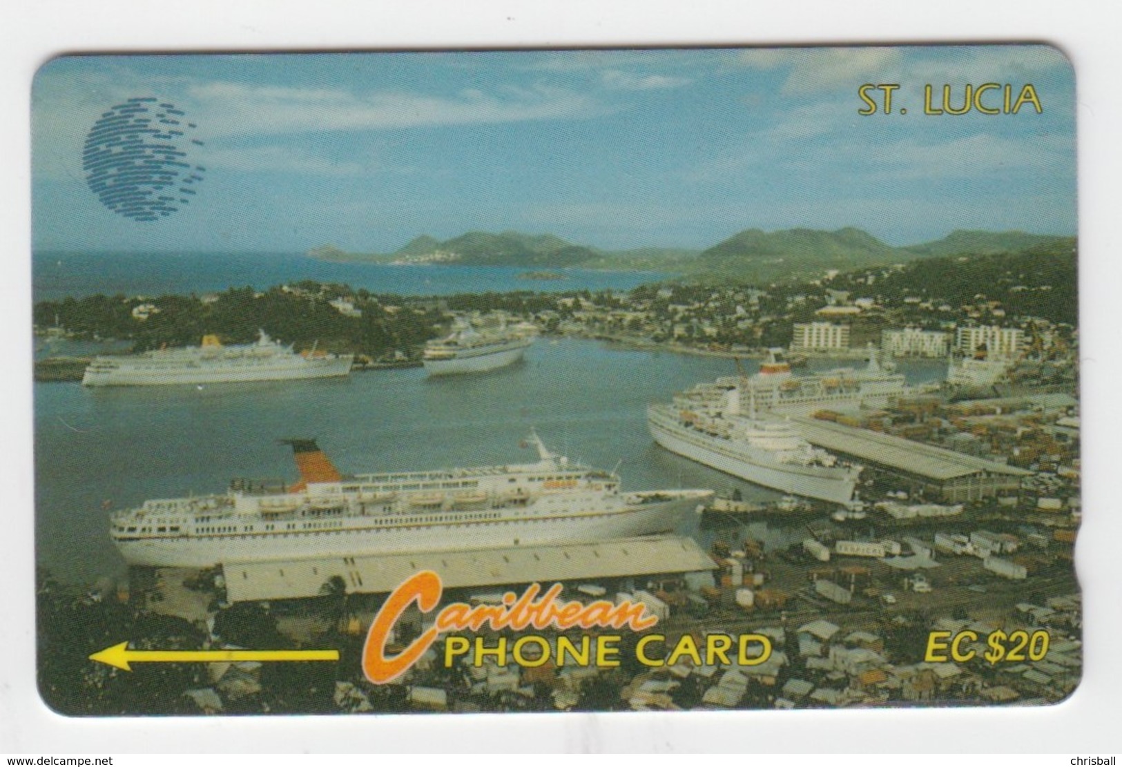 Saint Lucia GPT Phonecard (Fine Used) Code 9CSLB - St. Lucia