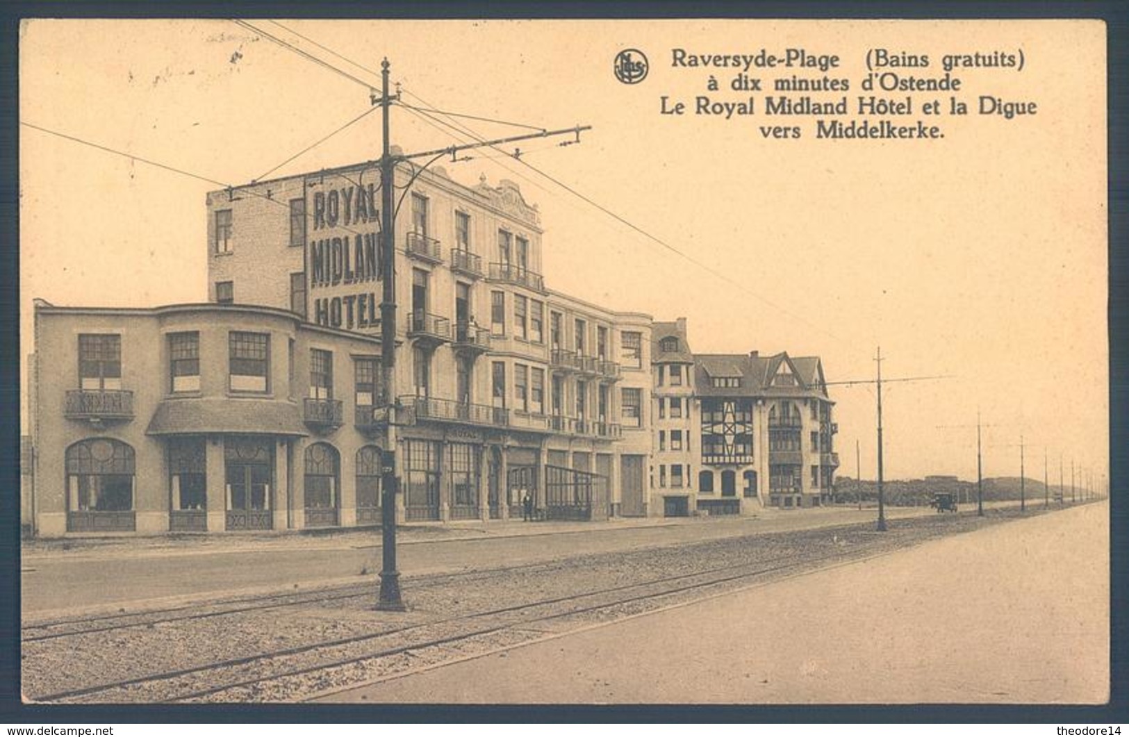 RAVERSYDE PLAGE Le Royal Midland Hotel à Dix Minutes D'Ostende Oostende - Oostende