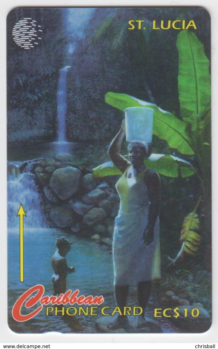 Saint Lucia GPT Phonecard (Fine Used) Code 21CSLA - Santa Lucia