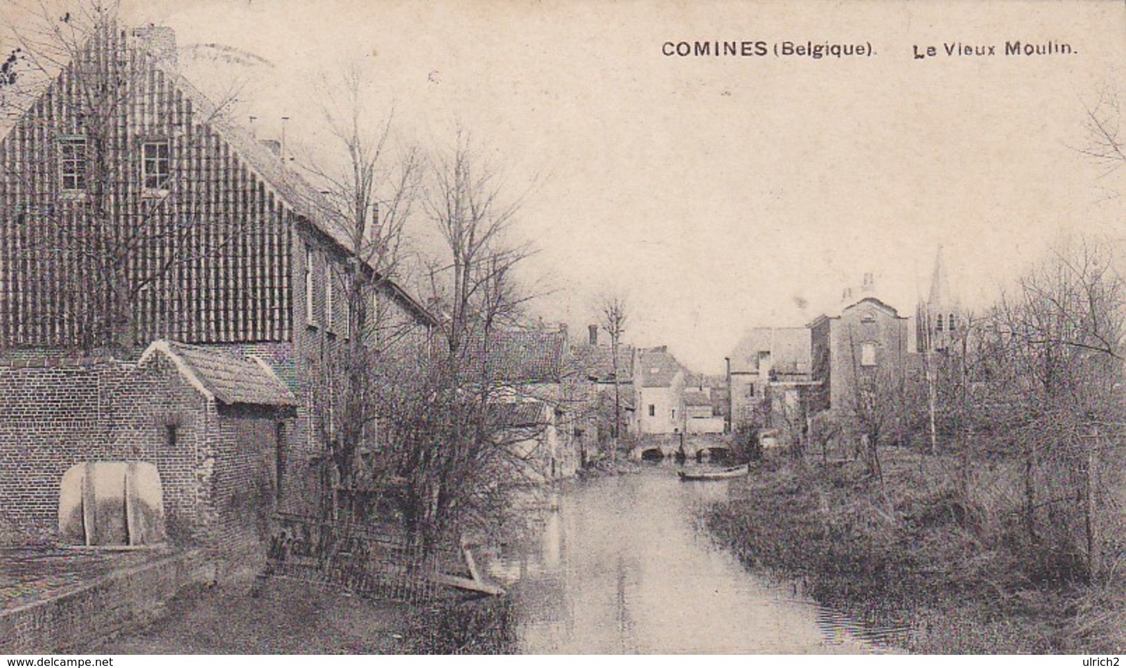CPA Comines - Belgique - Le Vieux Moulin - Feldpost V. AK Armierungs-Bataill. 2. Komp. - 1915 (42894) - Comines-Warneton - Komen-Waasten