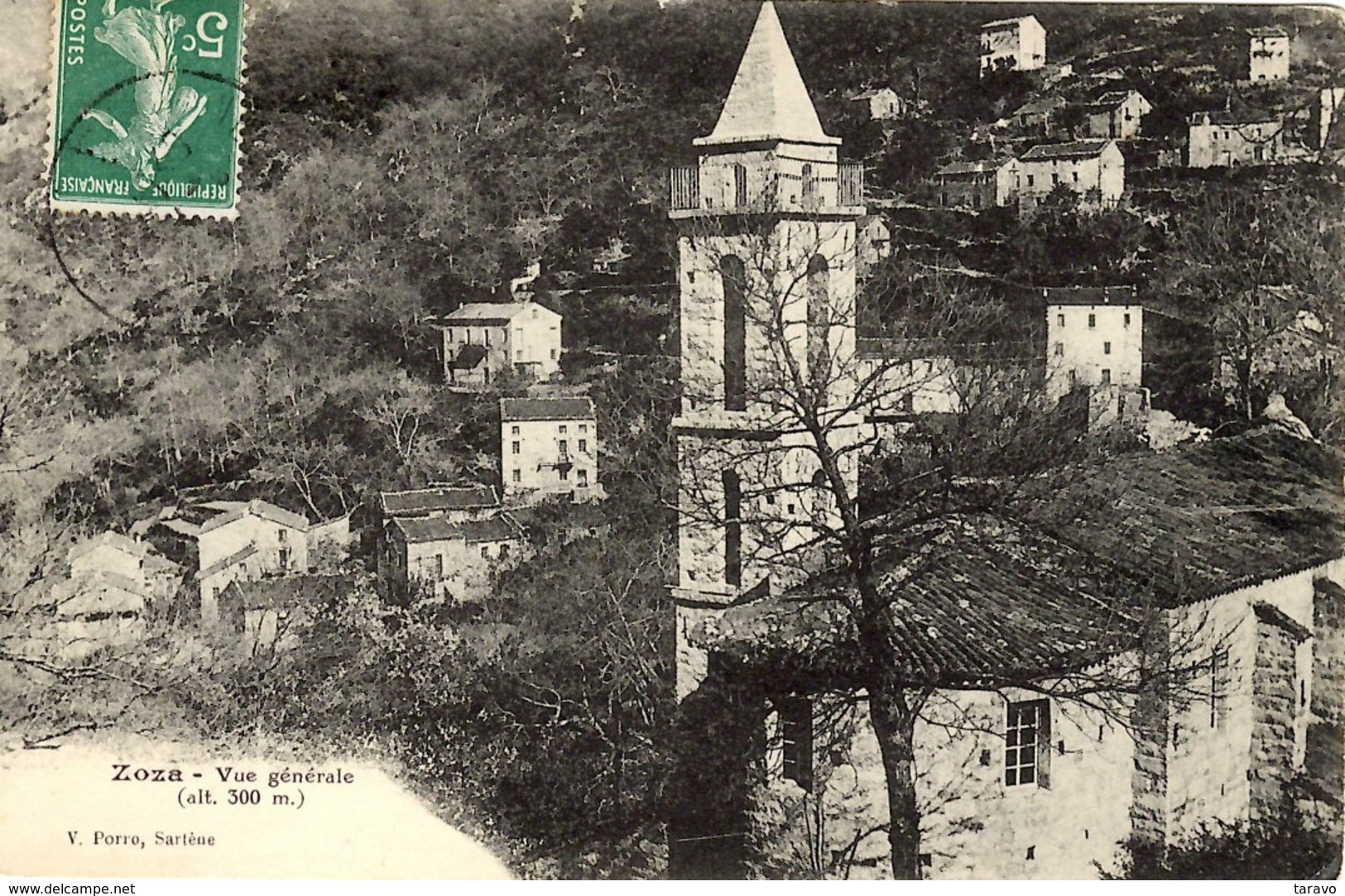 CORSE -- ZOZA Et Son EGLISE - Près De STE LUCIE DE TALLANO - V. Porro - Other & Unclassified