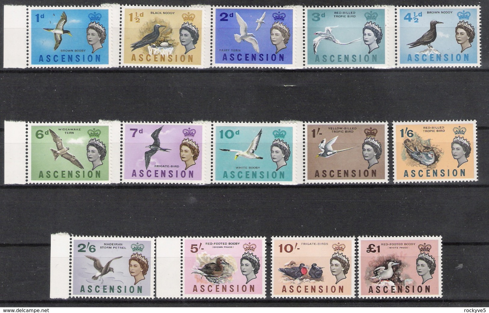 Ascension Island 1963 Bird Definitives MNH CV £70.25 (2 Scans) - Autres & Non Classés