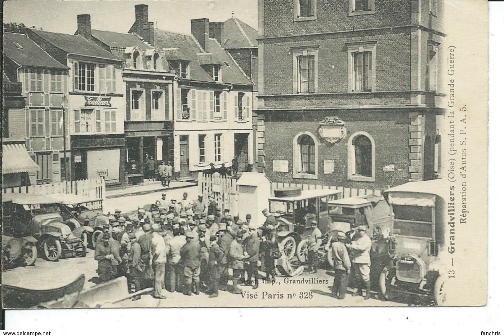 Réparation D'Autos -Grandvilliers-pendant La Grande Guerre - Matériel