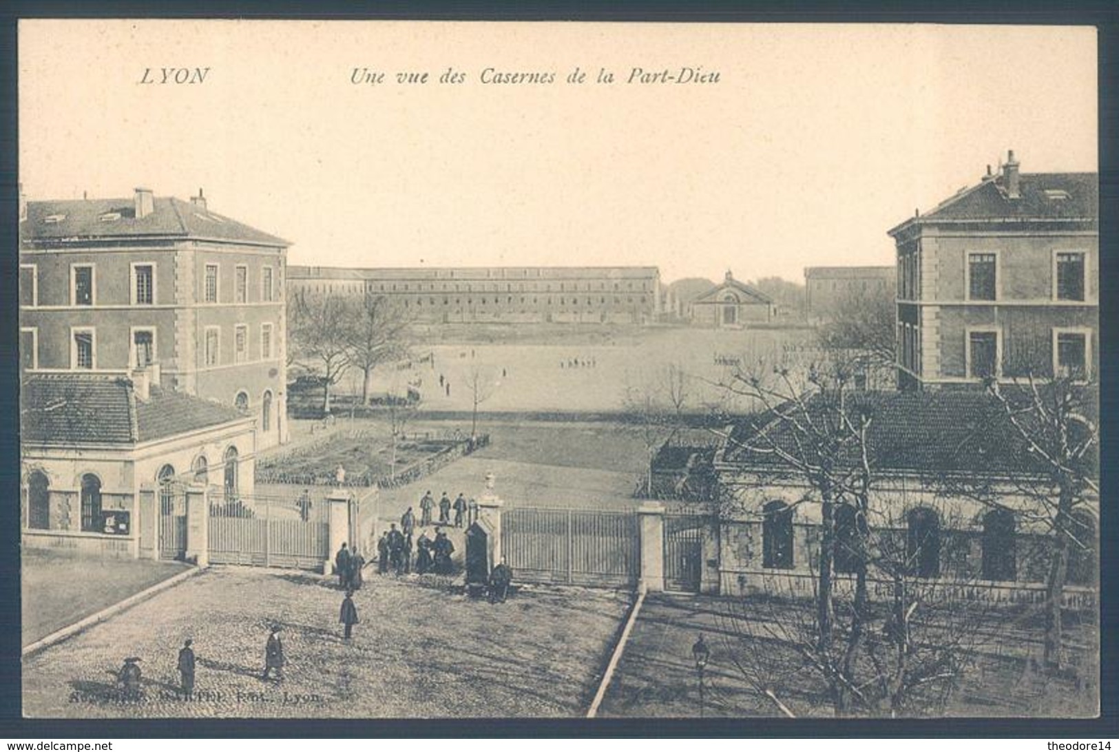 Lot De 7 Cartes 69 LYON Caserne Part Dieu Vitriolerie Fort Lamothe Le Kolossal - Autres & Non Classés