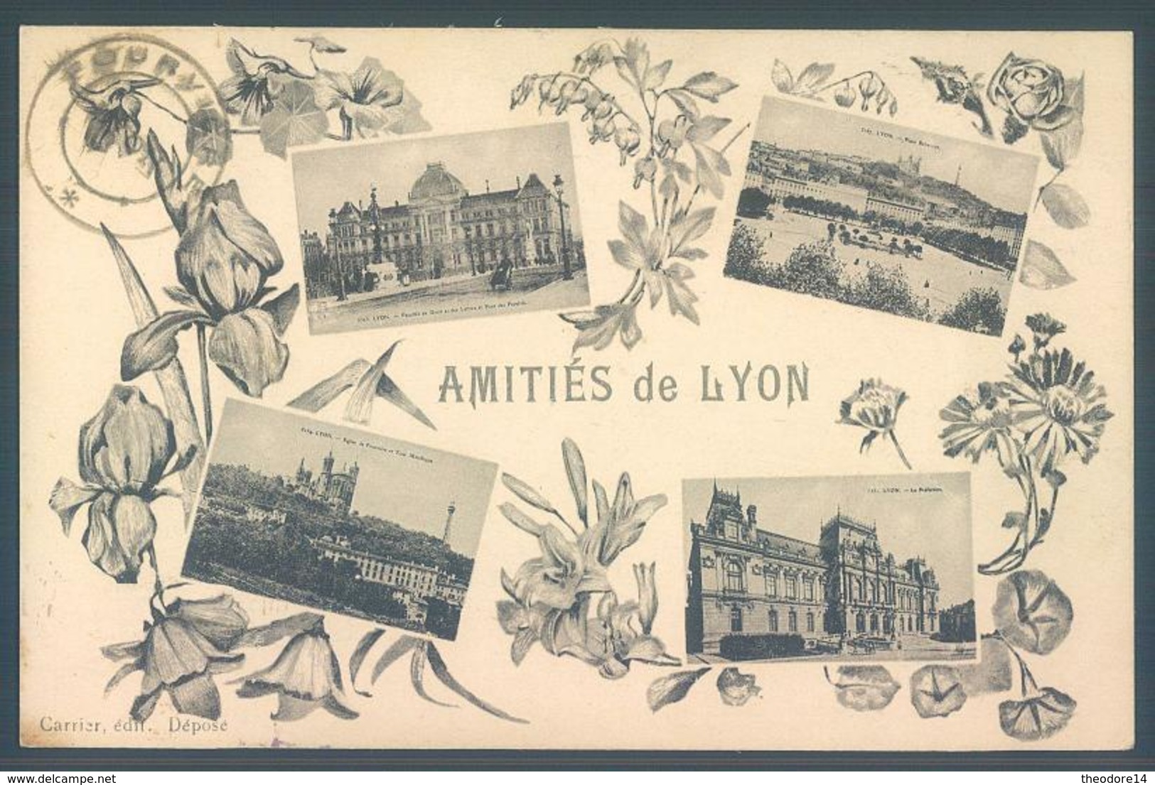 Lot de 42 cartes 69 LYON 2eme