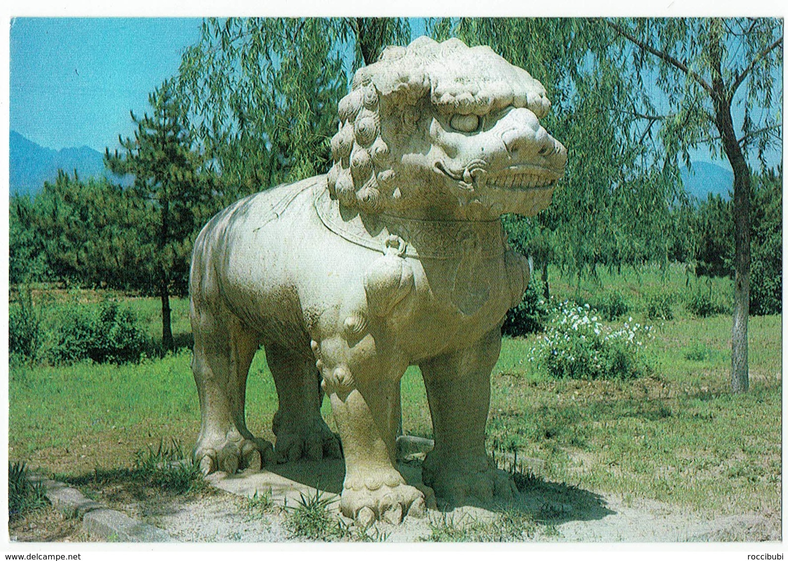 China, Stone Animal At The Ming Tombs - Cina