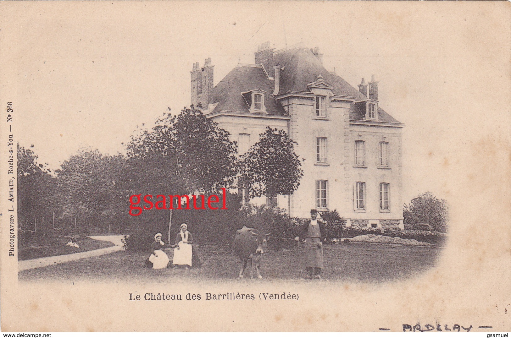 85 - Le Château Des Barrillères Par Ardelay  (rare Cpa), - Autres & Non Classés