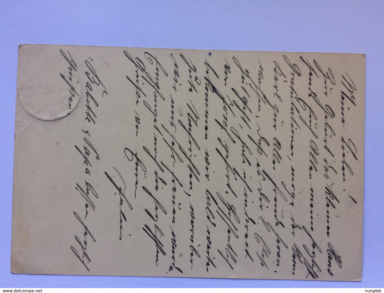 GERMANY 1892 PPC Iserlohn To Mehlem - Briefe U. Dokumente
