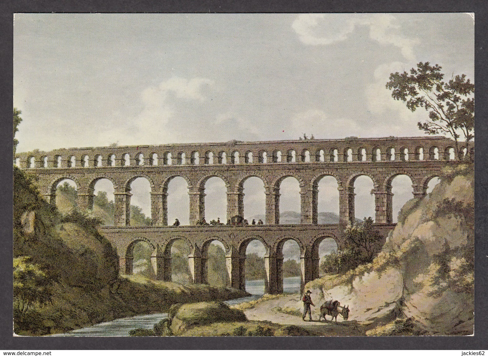 83433/ PONT DU GARD, Aqueduc Romain, Gravure De Cornelis Apostool, 1794 - Altri & Non Classificati