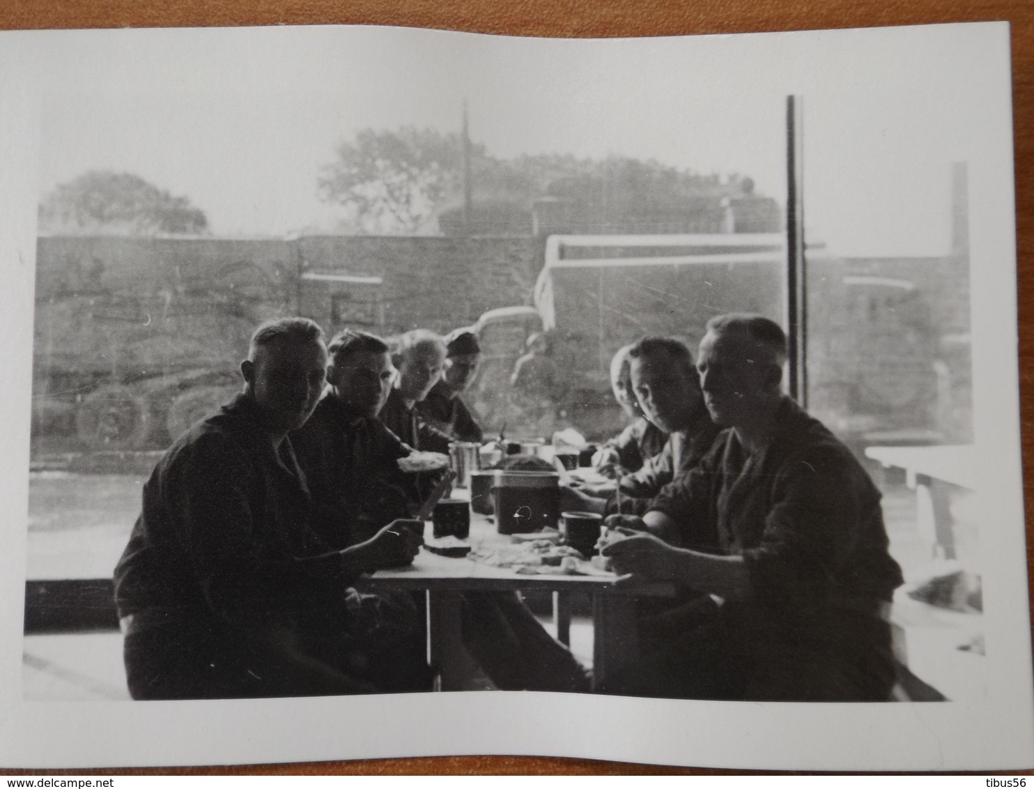 WW2 GUERRE 39 45 PORSPODER MELON SOLDATS ALLEMANDS COTES CHAMP REPAS  6ème Compagnie Du 471 ° Régiment - Autres & Non Classés