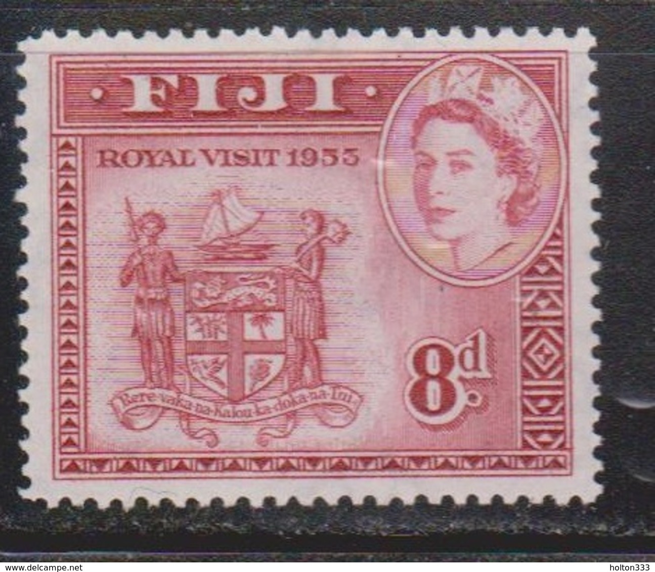 FIJI Scott # 146 MH - QEII Royal Visit 1953 - Fiji (...-1970)