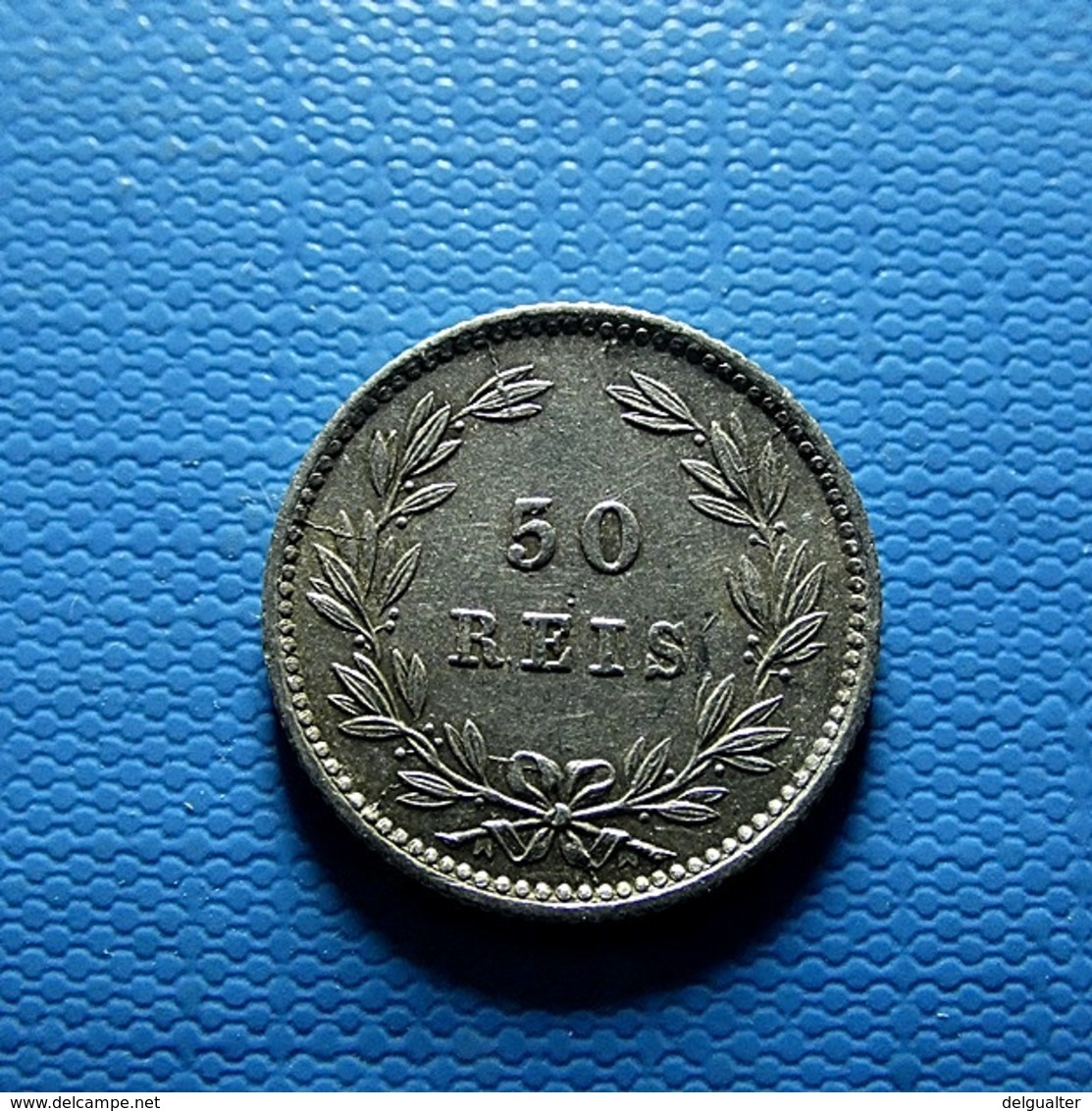 Portugal 50 Reis 1889 Silver - Portugal