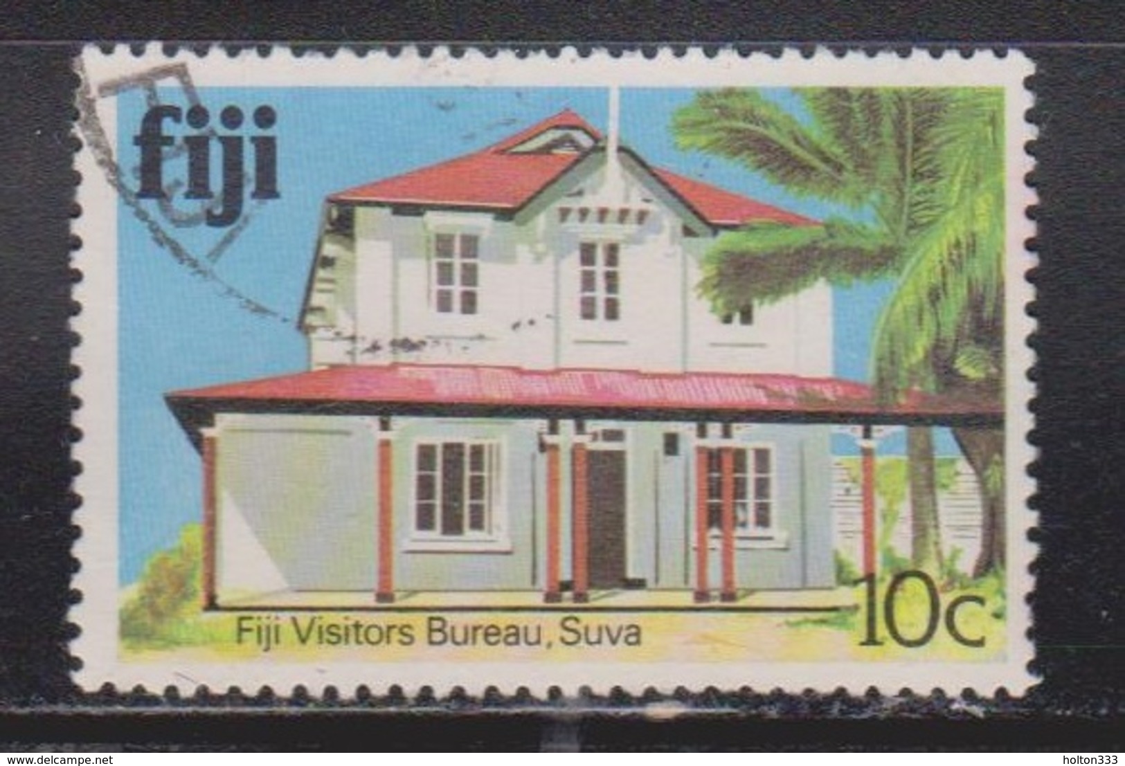 FIJI Scott # 414 Used - Fiji Visitors Bureau Building - Fiji (...-1970)