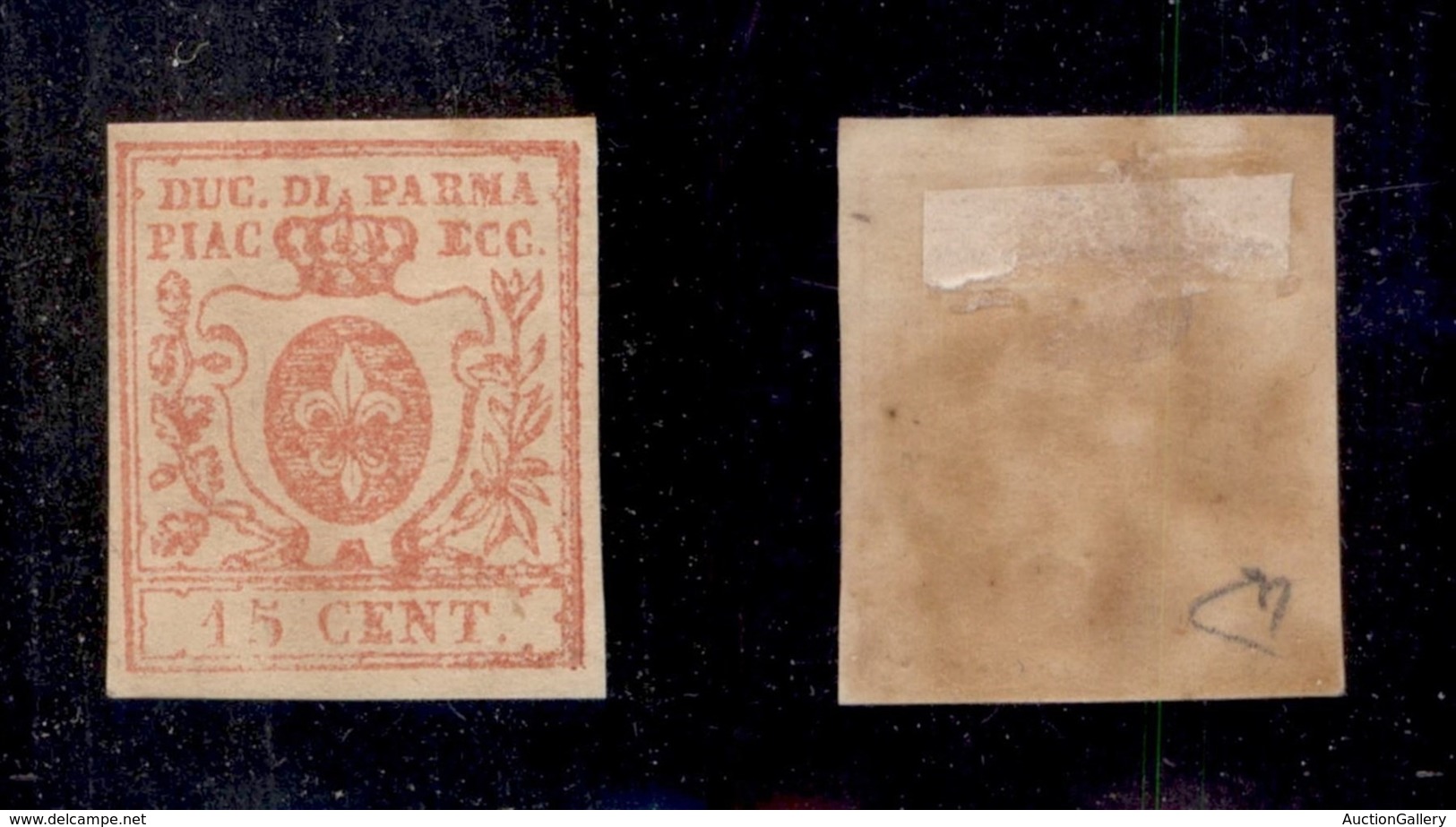 ANTICHI STATI ITALIANI - Parma - 1859 - 15 Cent (9) - Gomma Originale - Diena (800) - Autres & Non Classés