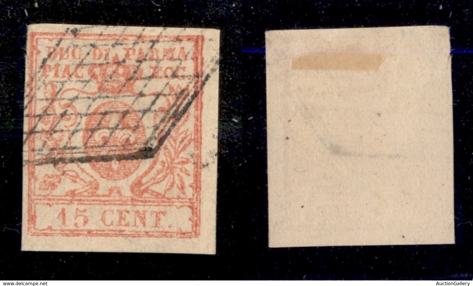 ANTICHI STATI ITALIANI - Parma - 1859 - 15 Cent (9) Usato (700) - Autres & Non Classés