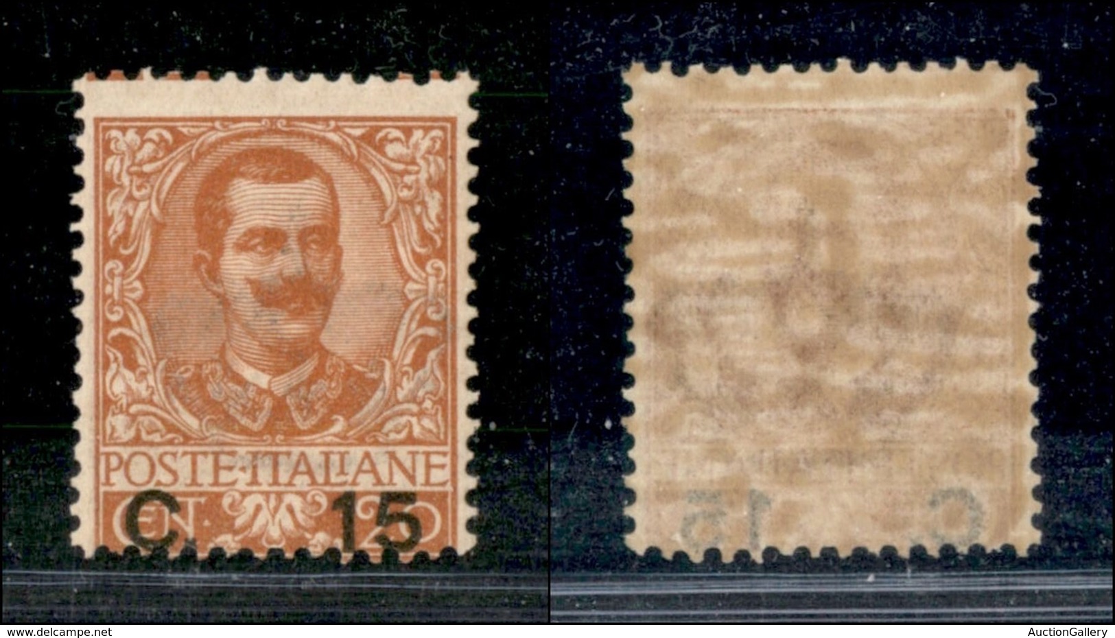 REGNO - 1905 - 15 Cent Su 20 Cent Floreale (79) - Gomma Integra (275) - Autres & Non Classés