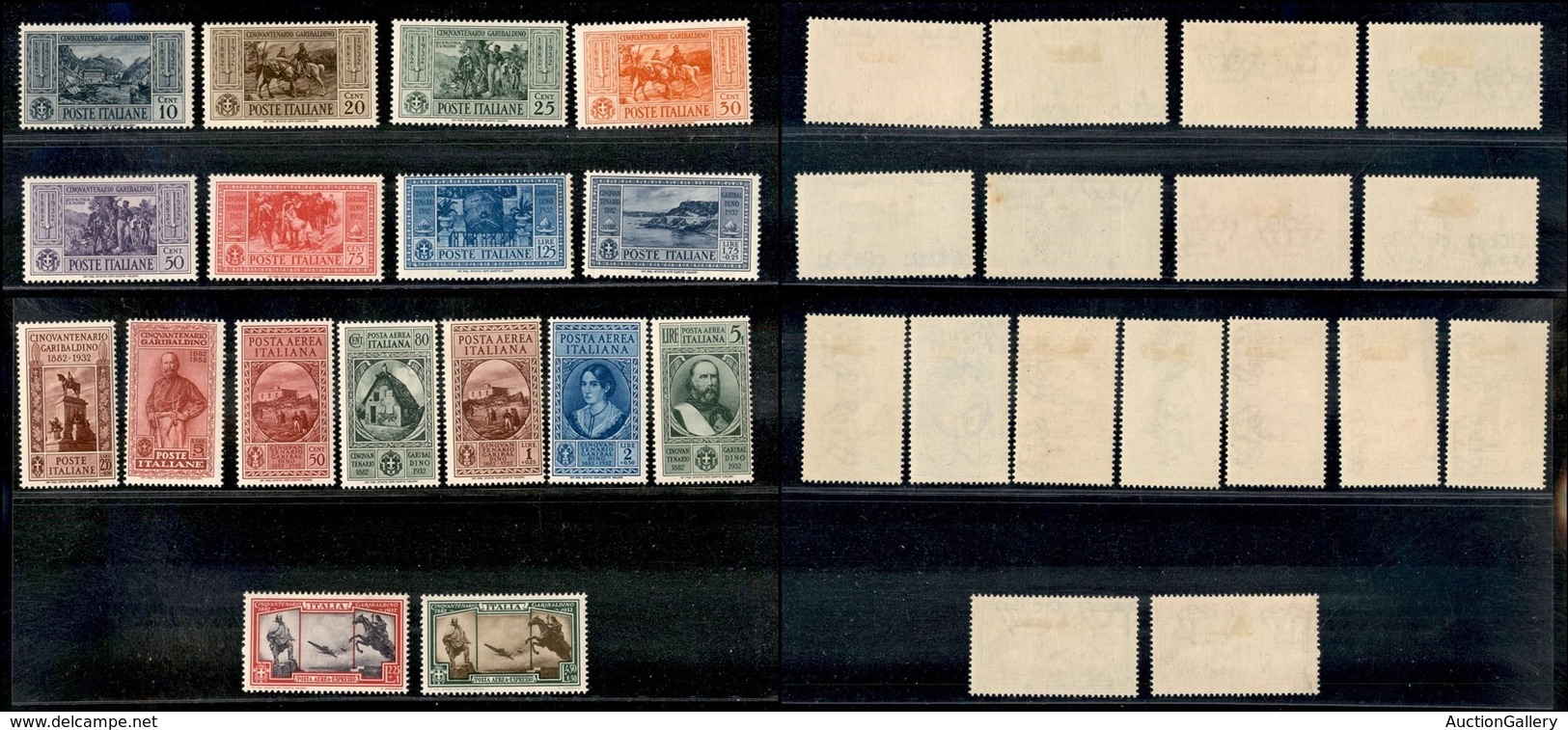 REGNO - 1932 - Garibaldi (315/324 + 32/38 Aerea) - Emissione Completa - Gomma Originale (290) - Autres & Non Classés