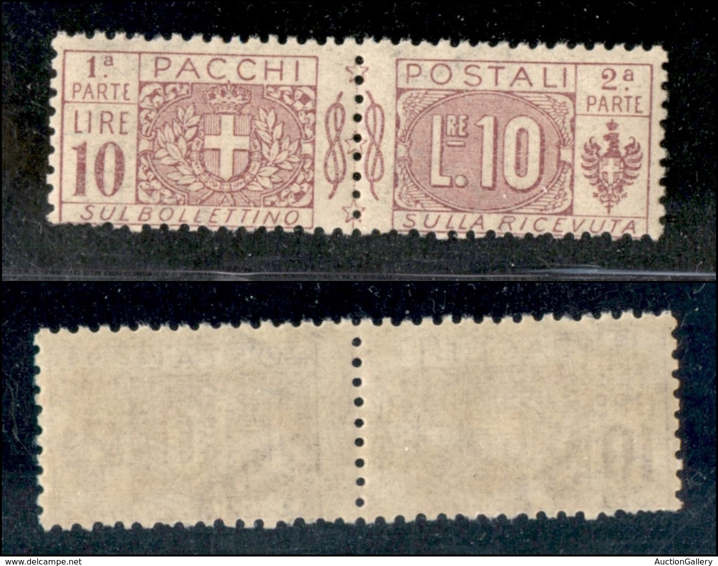 REGNO - 1921 - 10 Lire (16) - Gomma Integra (375) - Autres & Non Classés