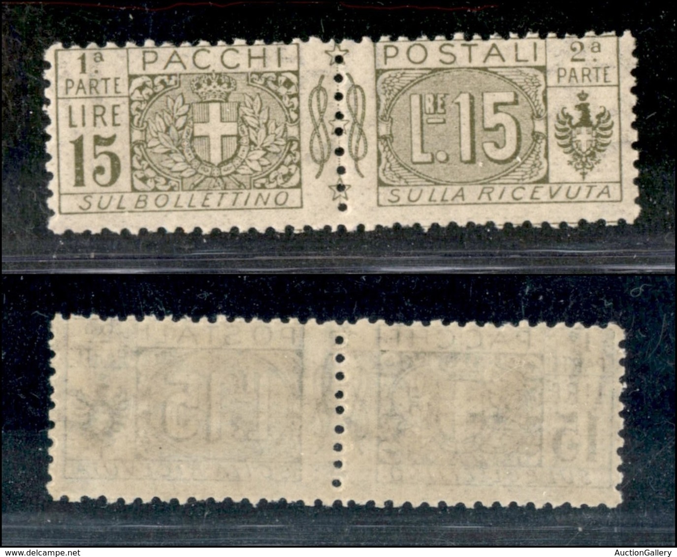 REGNO - 1922 - 15 Lire (18) - Gomma Integra (450) - Autres & Non Classés