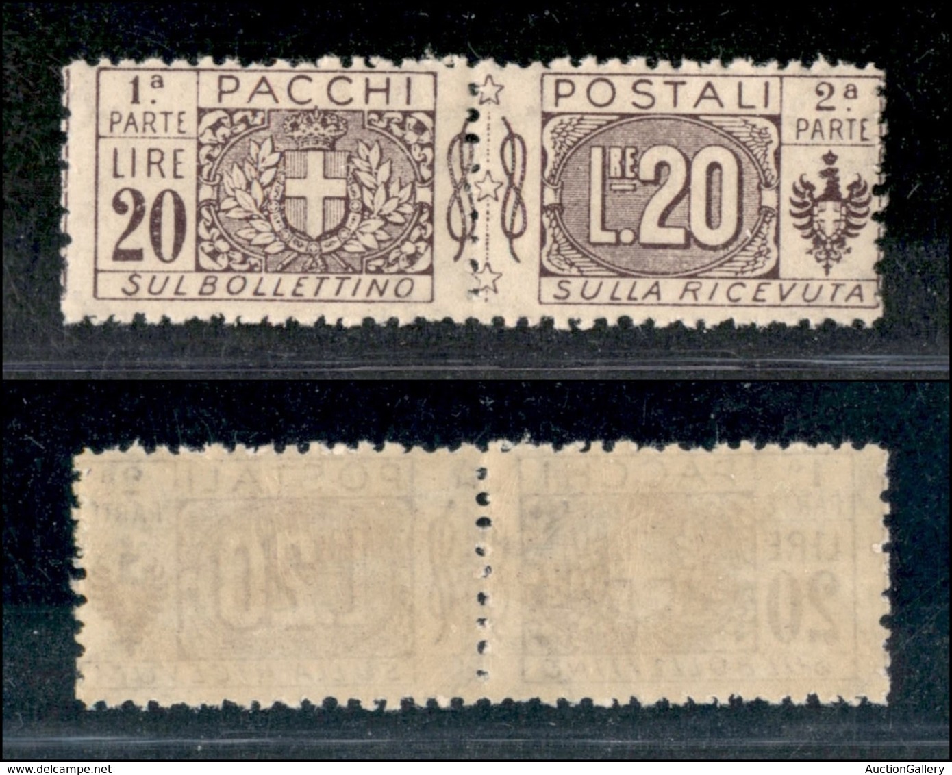 REGNO - 1922 - 20 Lire (19) - Gomma Integra (375) - Autres & Non Classés